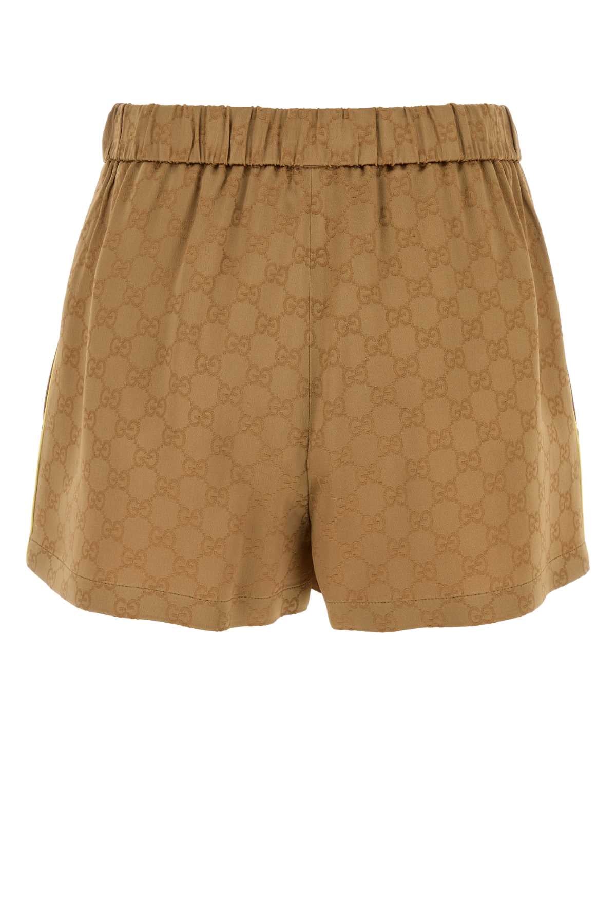 GUCCI Satin GG Mini Shorts