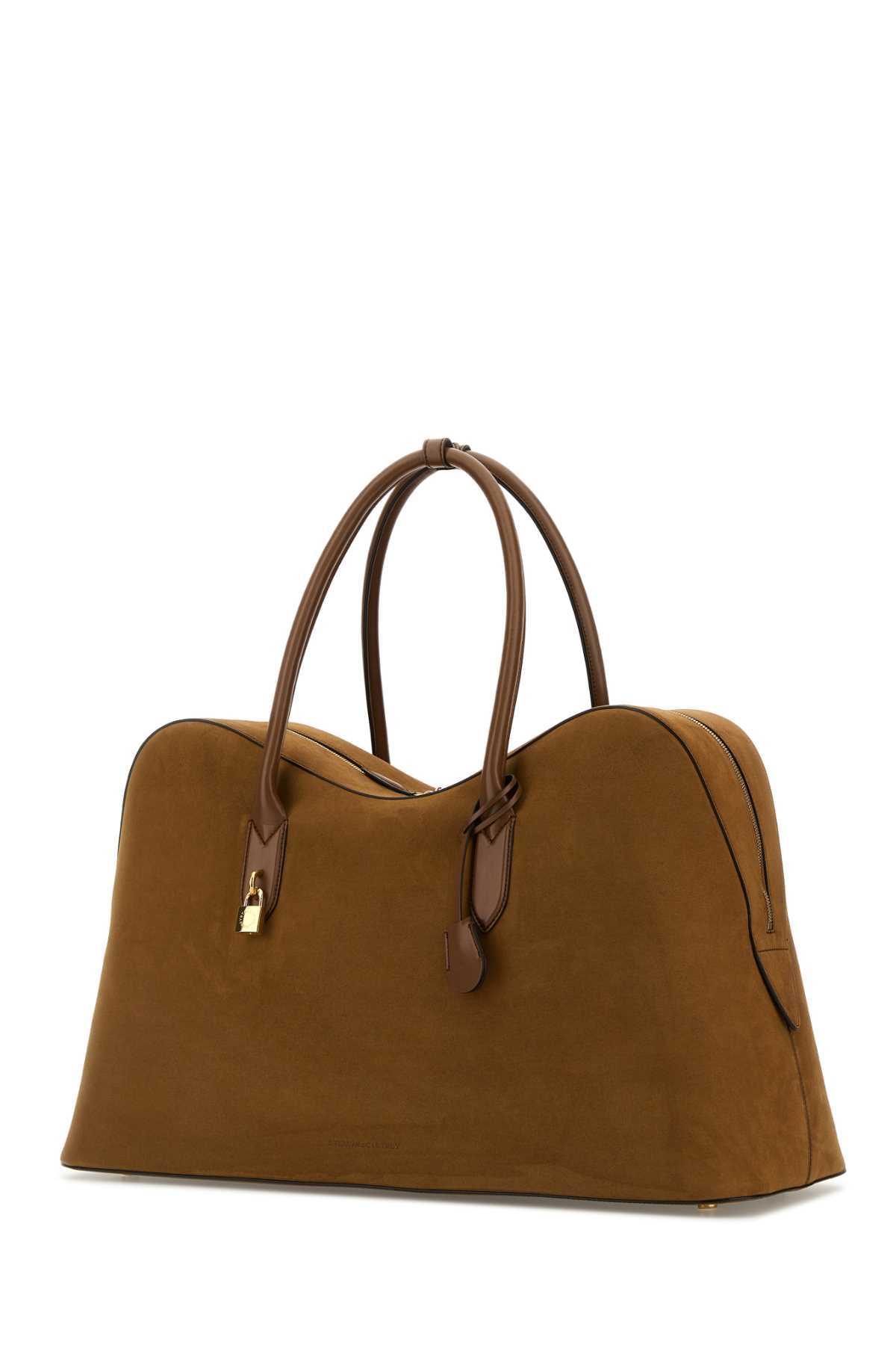STELLA McCARTNEY Suede Alter Mast Travel Handbag - 55 cm x 30 cm x 20 cm