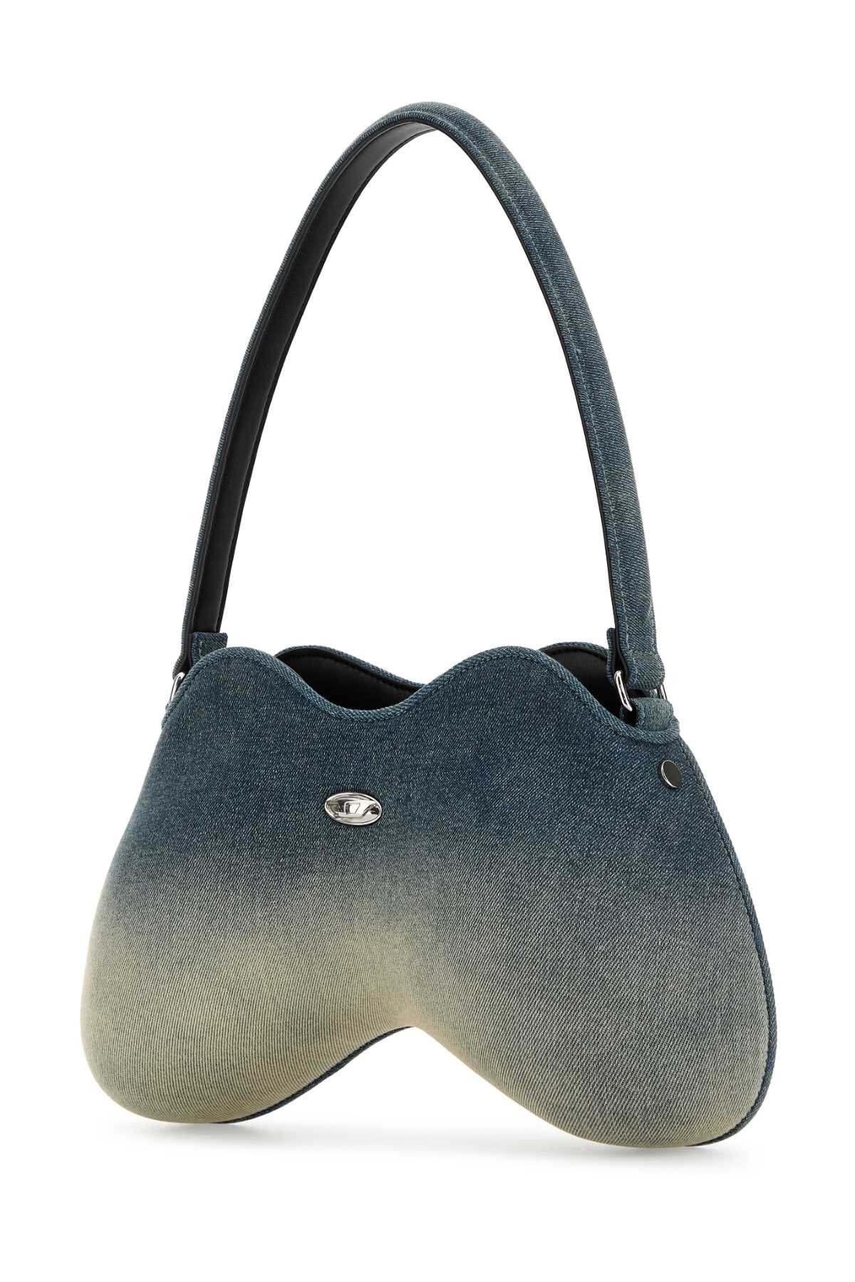 DIESEL Stylish Denim Double-D Shoulder Handbag - 31cm x 20cm x 10cm