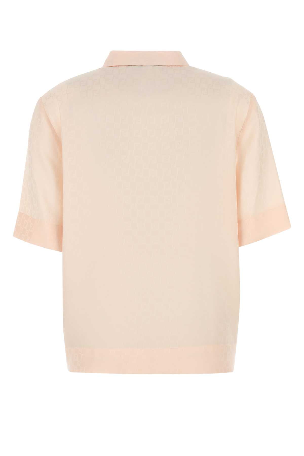 FENDI Embroidered Silk Mini Shirt for Women
