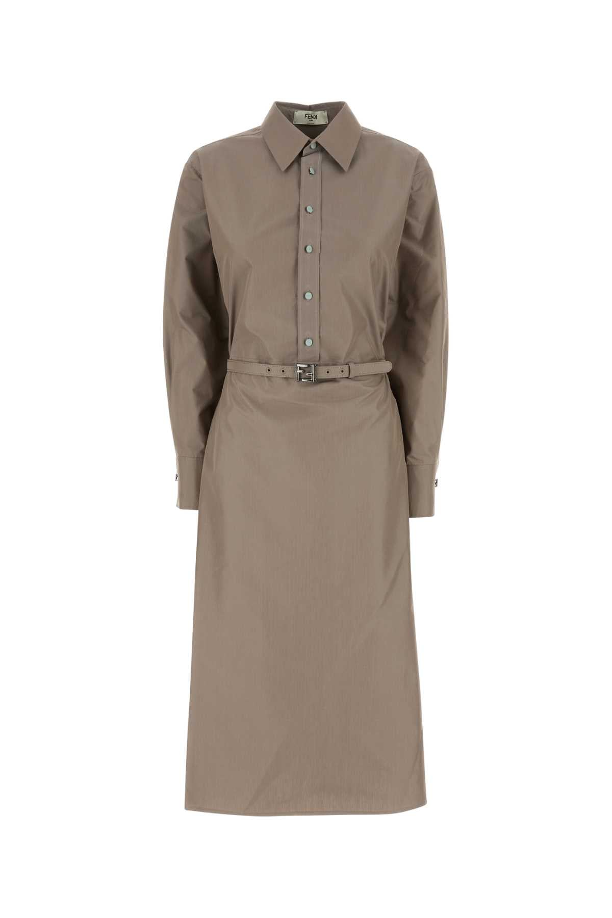 FENDI Poplin Shirt Dress for Women - Spring/Summer 2025