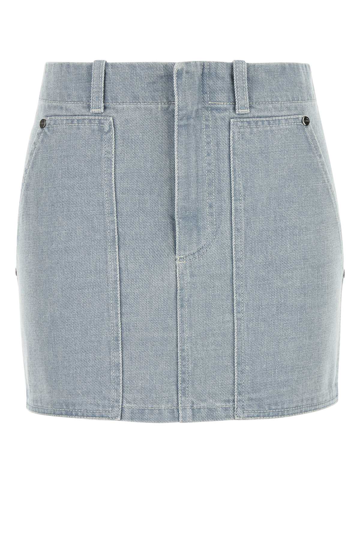 FENDI Stylish Denim Mini Skirt for Women