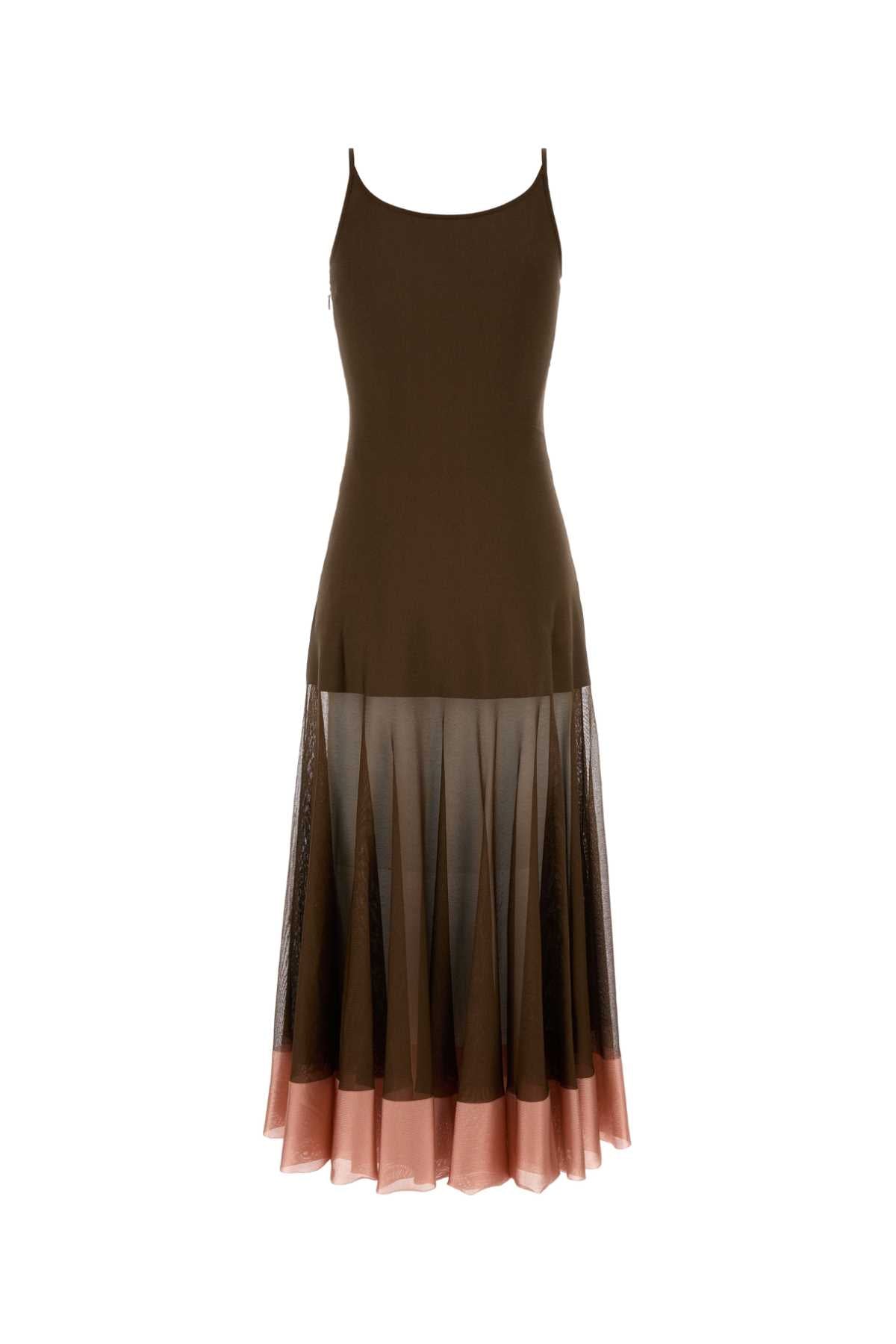 FENDI Viscose Blend Dress - Perfect for the Modern Woman (25S)