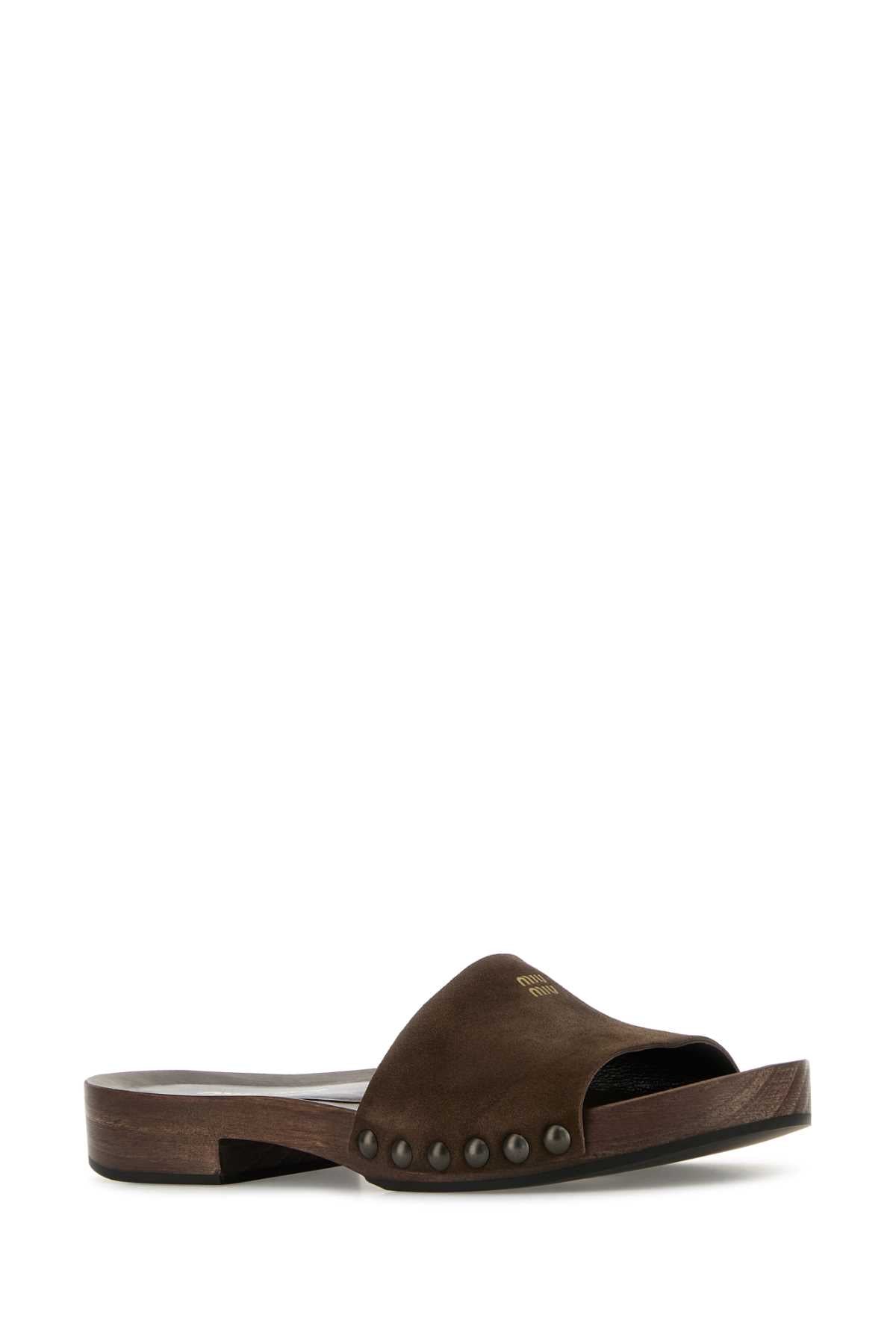 MIU MIU Chic Suede Clogs for Women