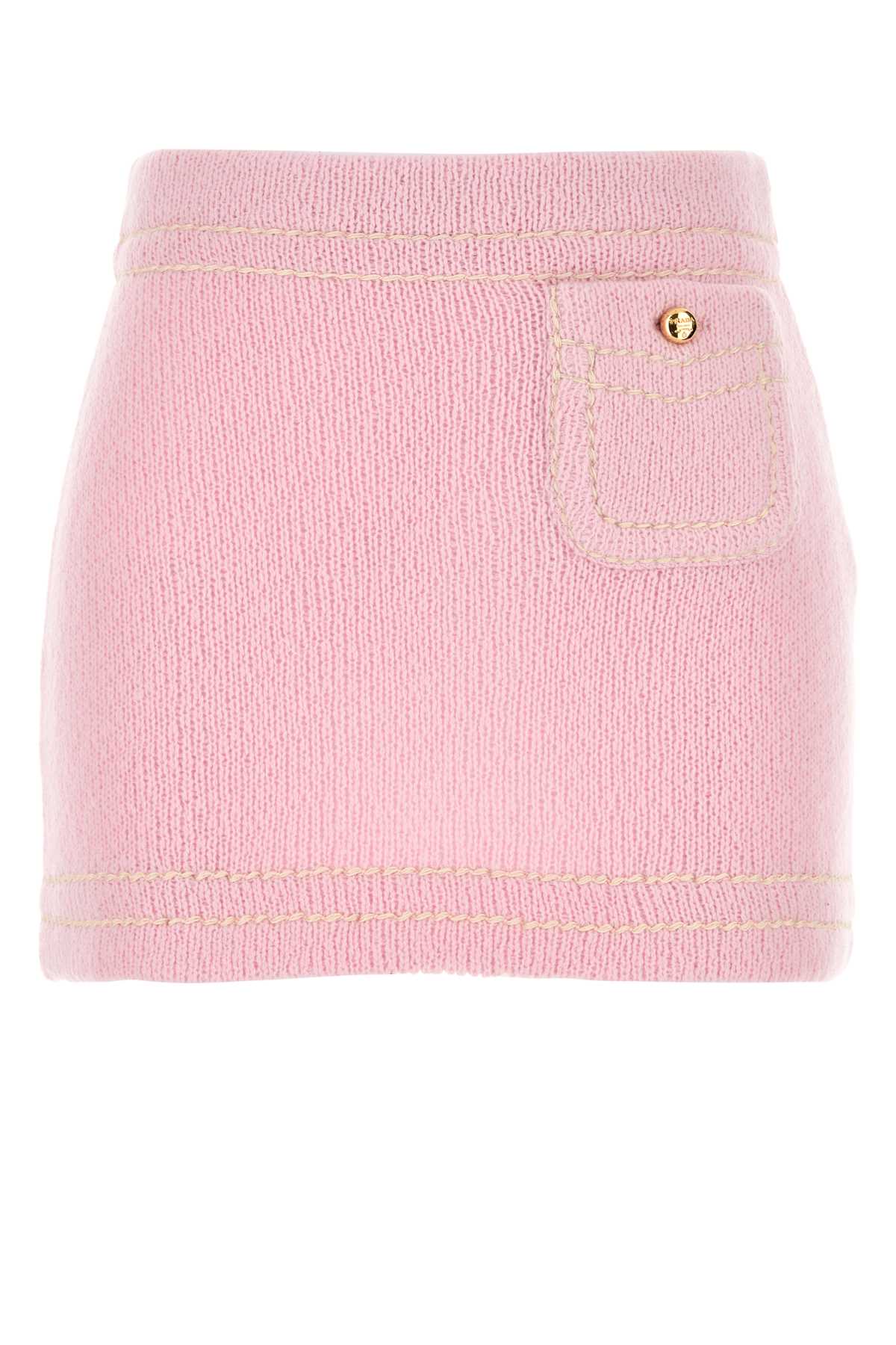 PRADA Luxurious Cashmere Mini Skirt for Women