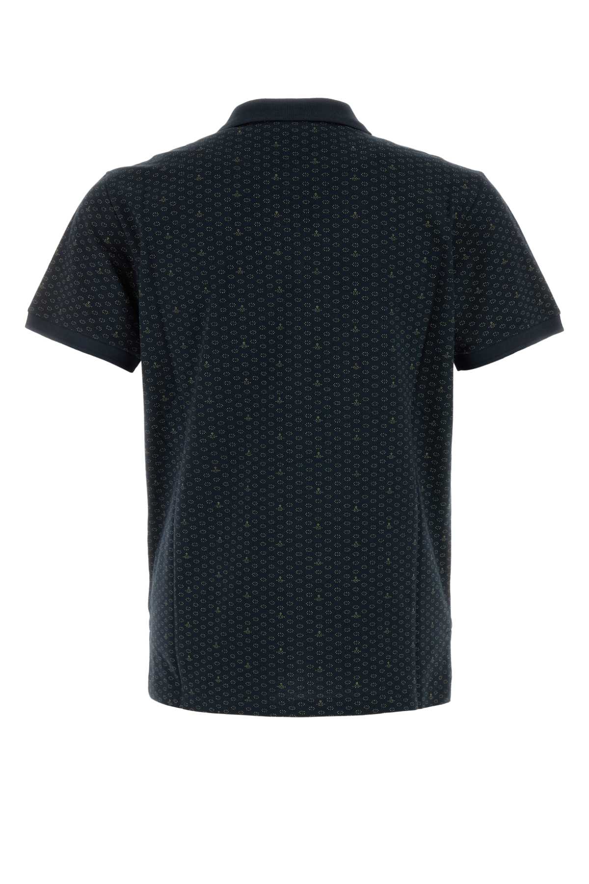 VIVIENNE WESTWOOD Printed Piquet Polo Shirt for Men - FW25 Collection