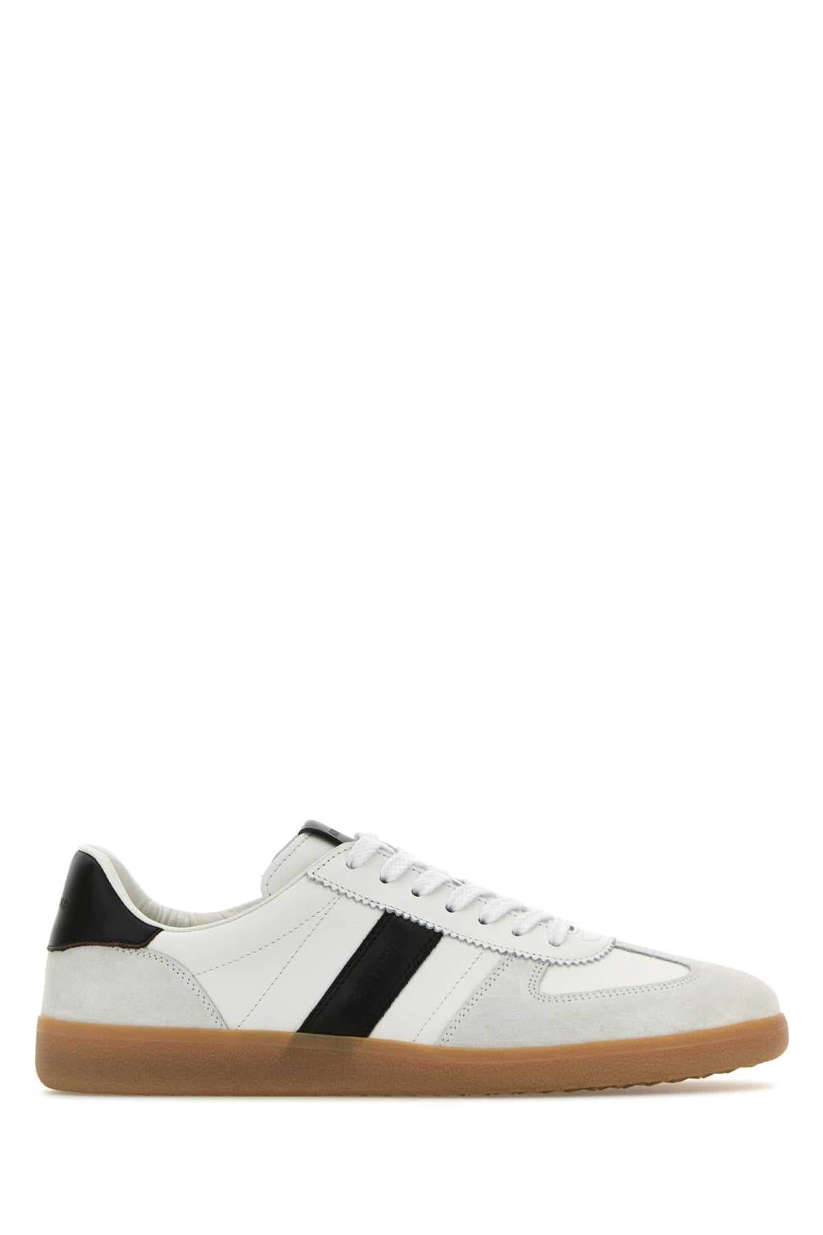 TOM FORD Multicolor Leather and Suede Sneakers