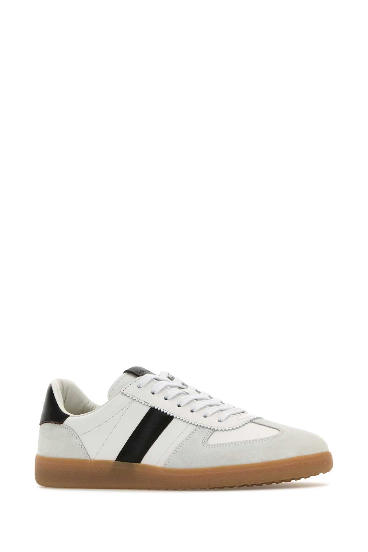 TOM FORD Multicolor Leather and Suede Sneakers