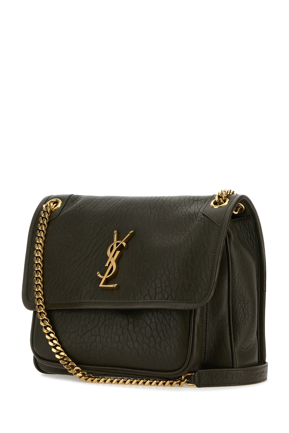 SAINT LAURENT Mini Crossbody Bag with Antiqued Finishing