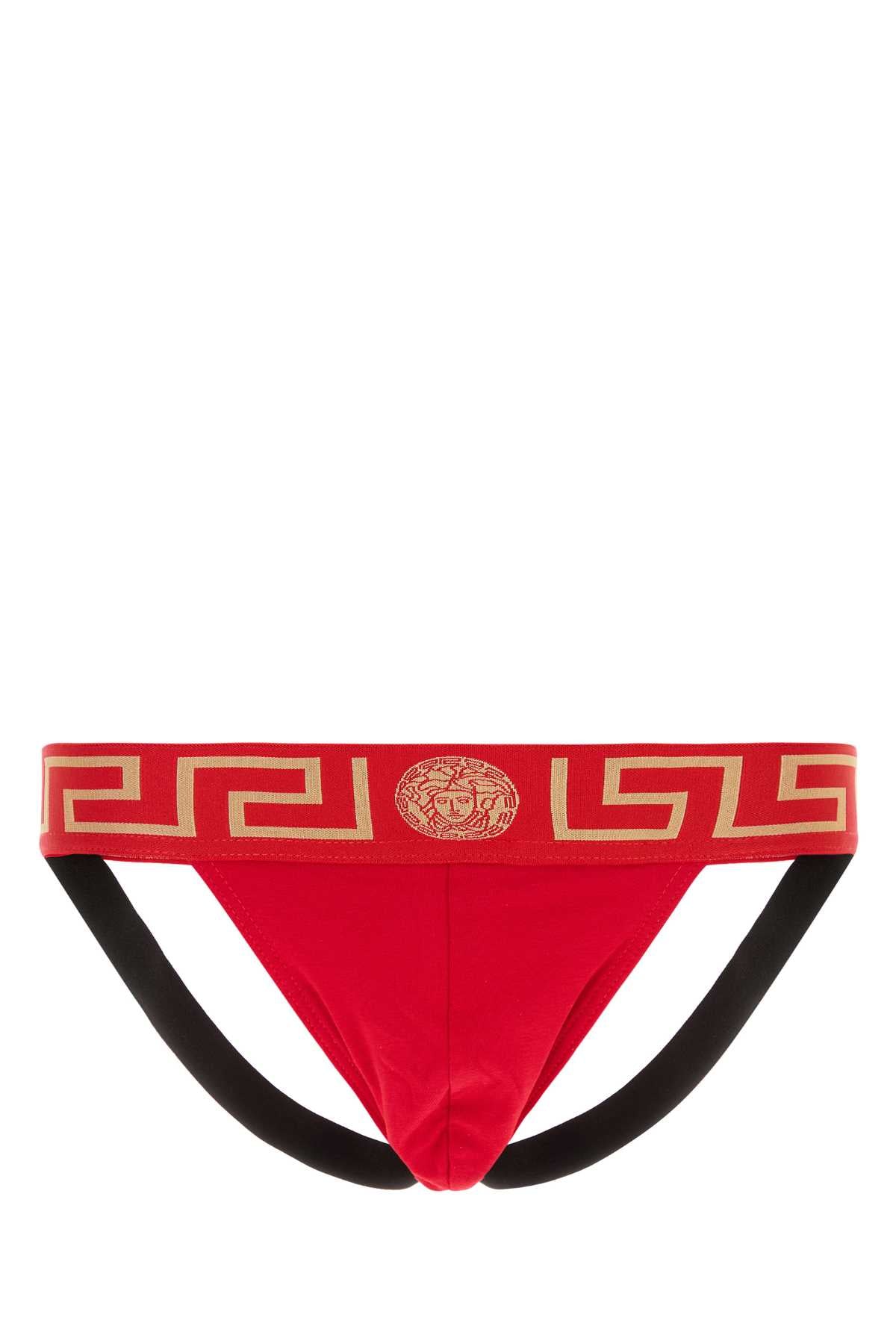 VERSACE Stretch Cotton Brief for Men