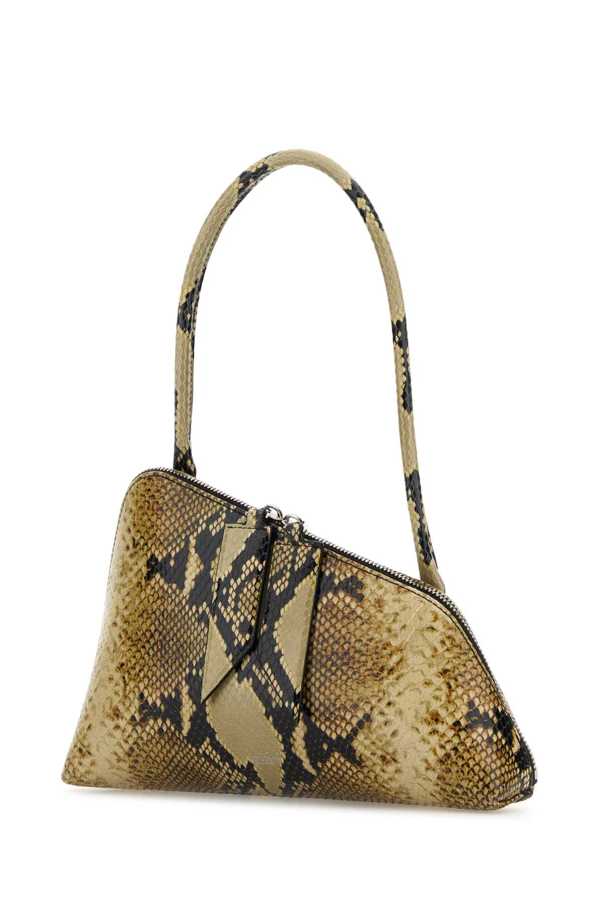 THE ATTICO Mini Printed Leather Sunrise Shoulder Handbag