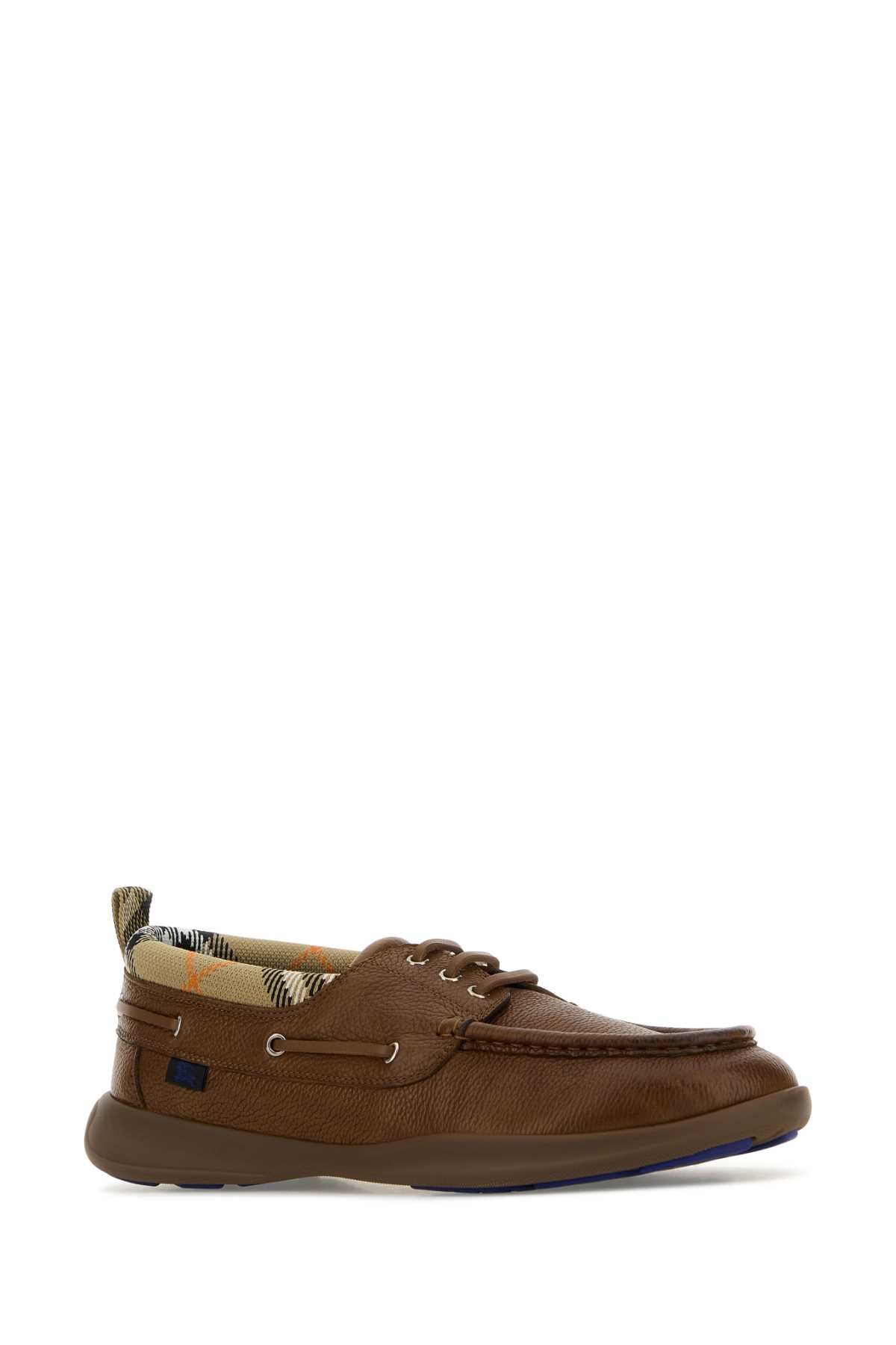 BURBERRY Leather Raft Loafers for Men