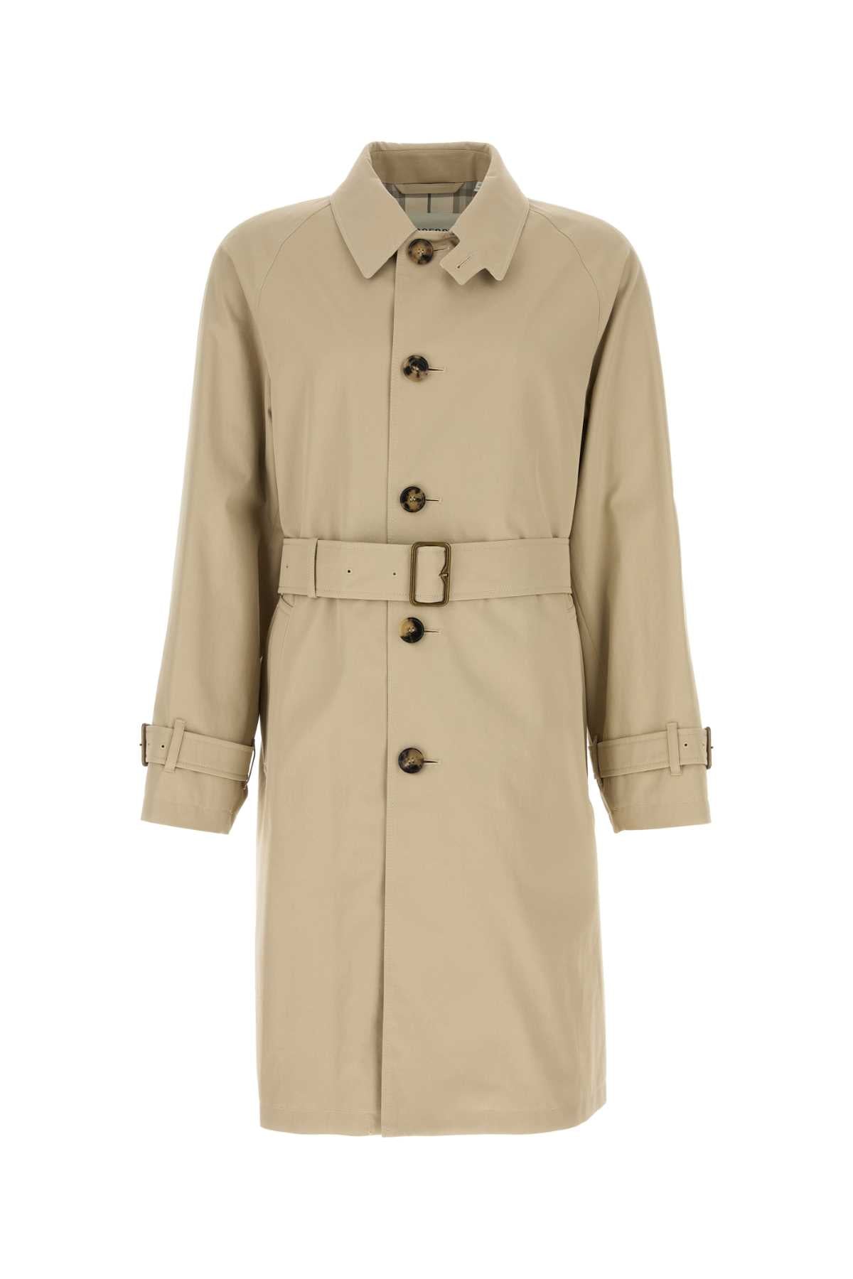 BURBERRY Classic Gabardine Trench Jacket for Men