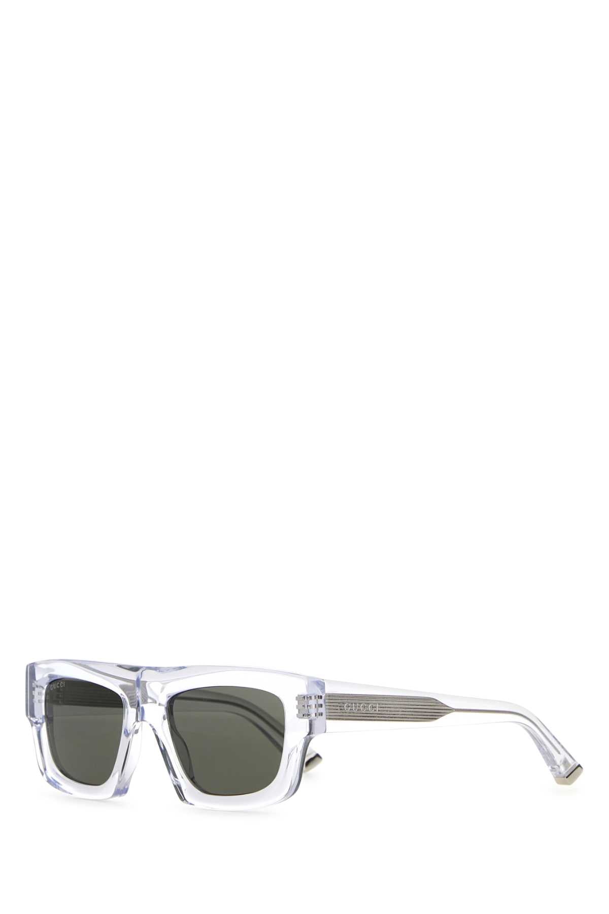 GUCCI Transparent Acetate Sunglasses for Men