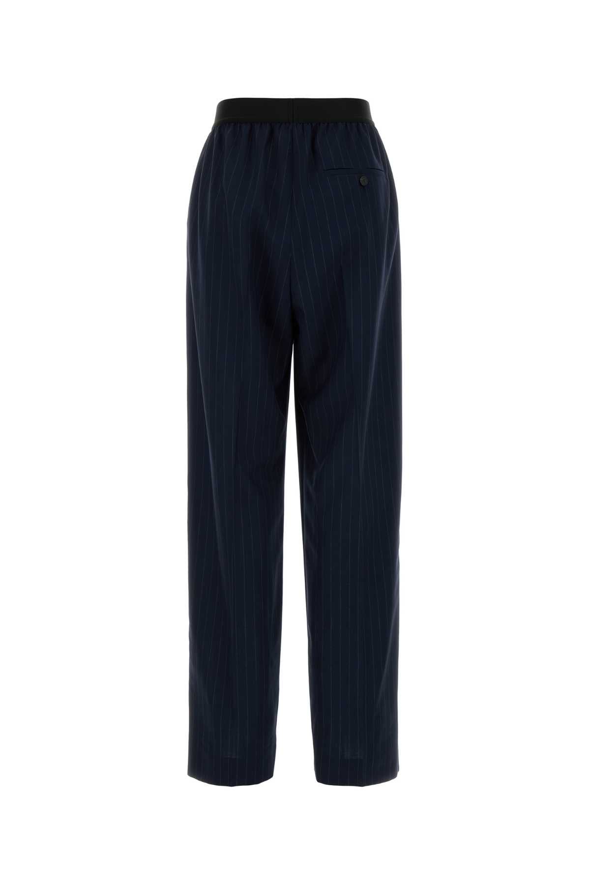 BALENCIAGA Embroidered Wool Pants for Women