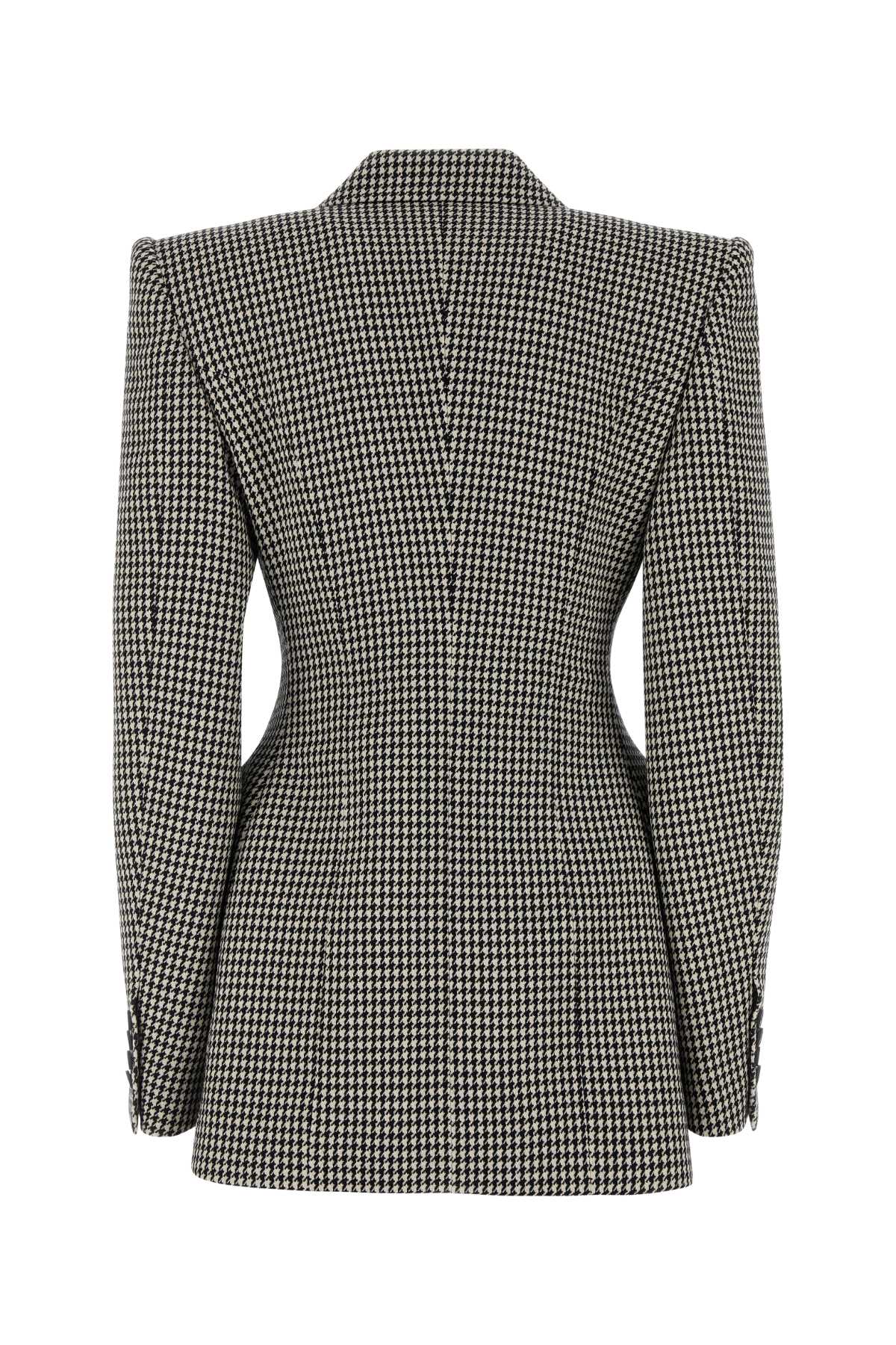 BALENCIAGA Embroidered Wool Blazer for Women