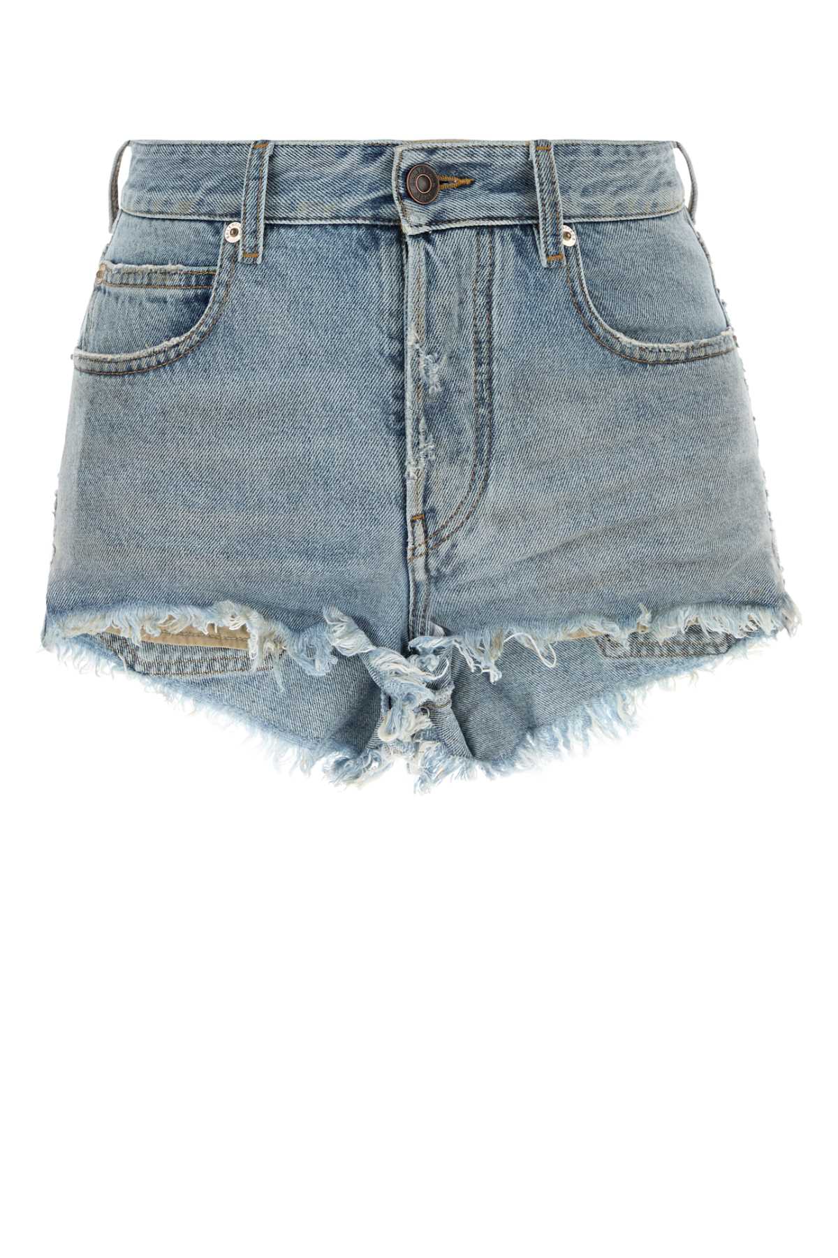 BALENCIAGA Chic Denim Shorts for Women - Summer 2025