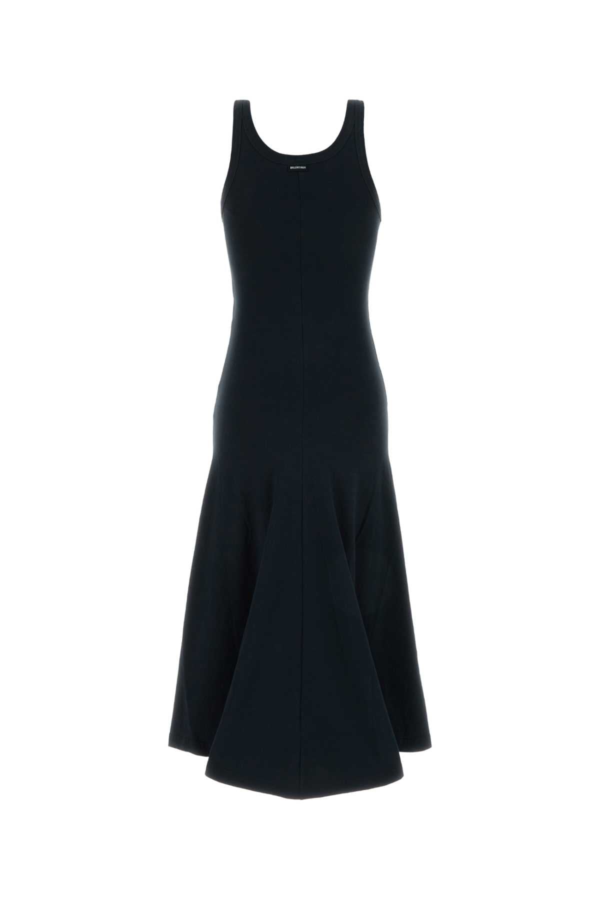 BALENCIAGA Stretch Cotton Mini Dress