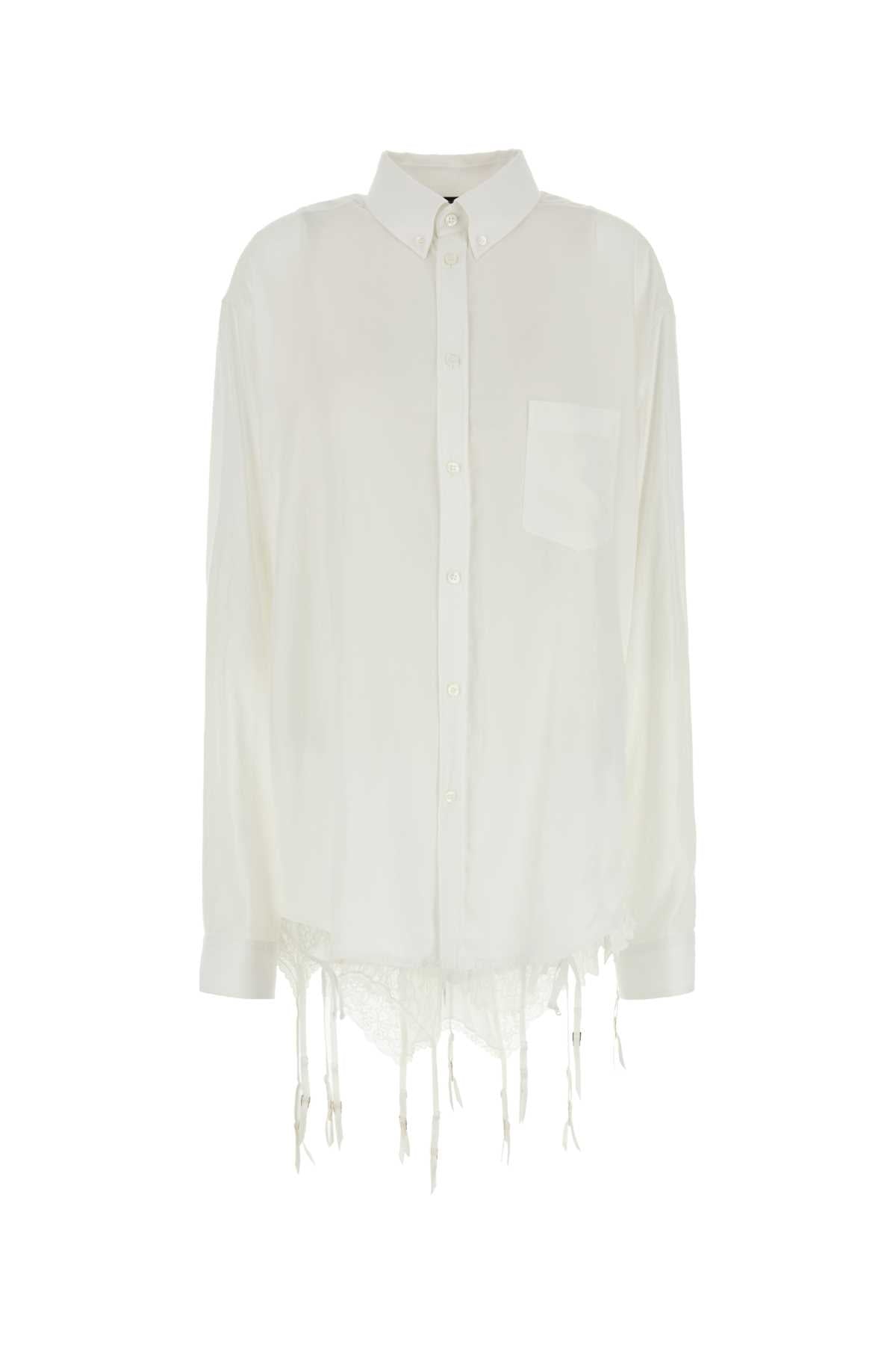 BALENCIAGA Oversize Lyocell Shirt for Women