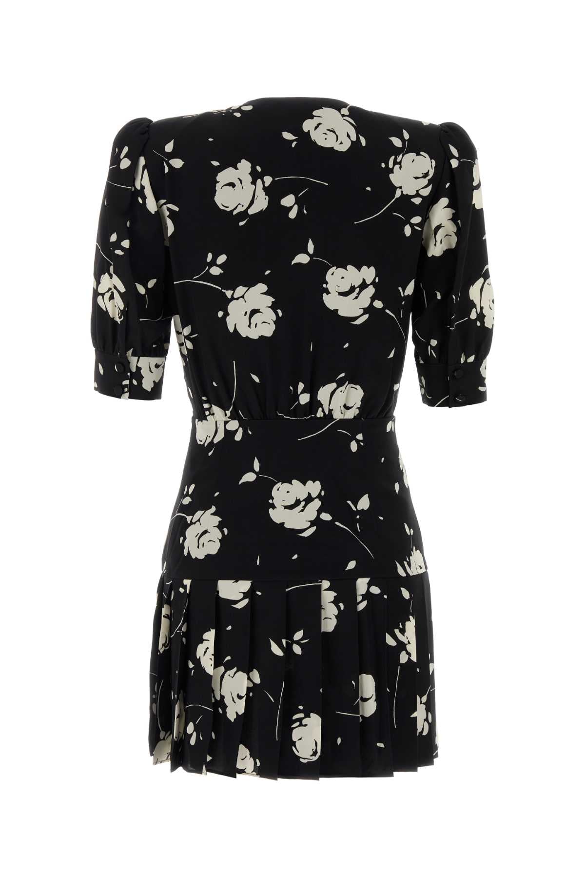 ALESSANDRA RICH Printed Silk Mini Dress for Women