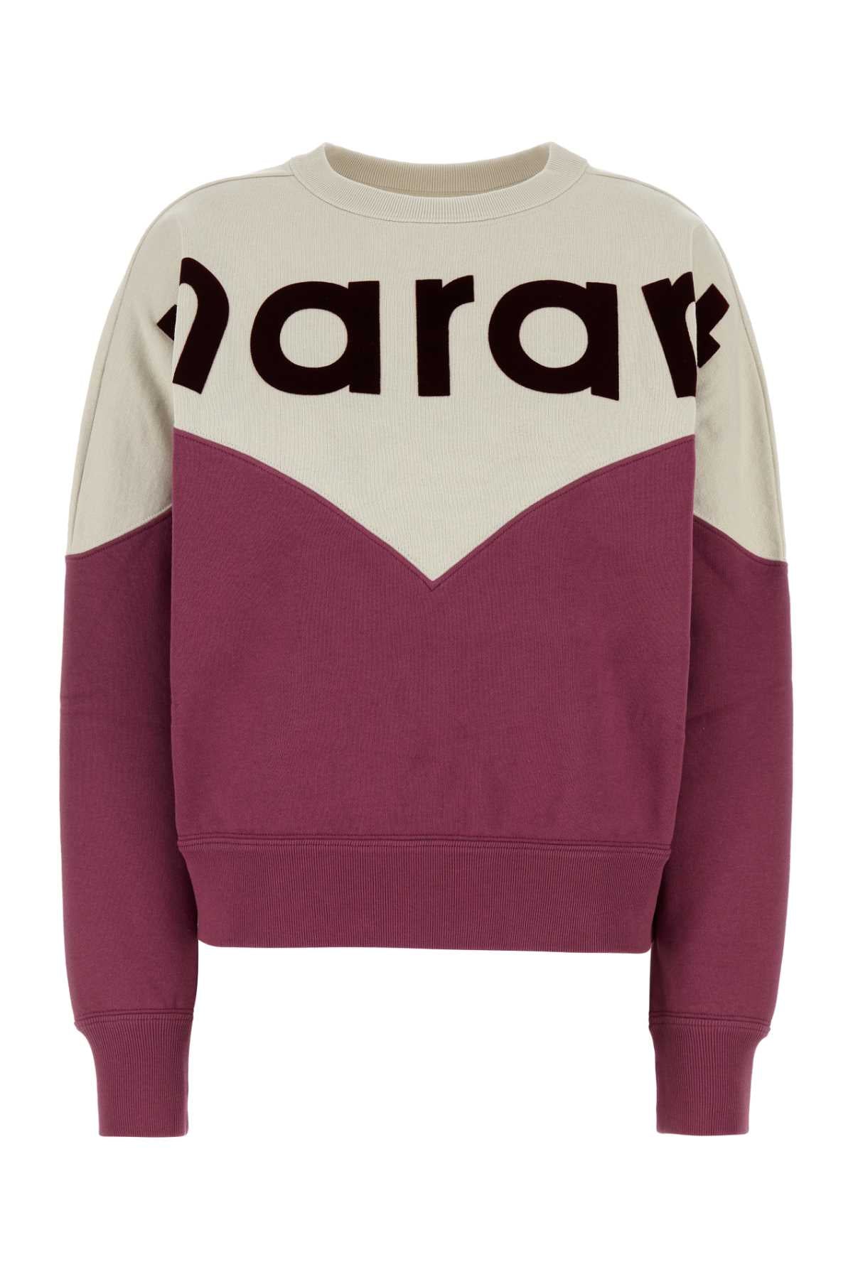 ISABEL MARANT ETOILE Two-Tone Cotton Blend Sweatshirt for Women