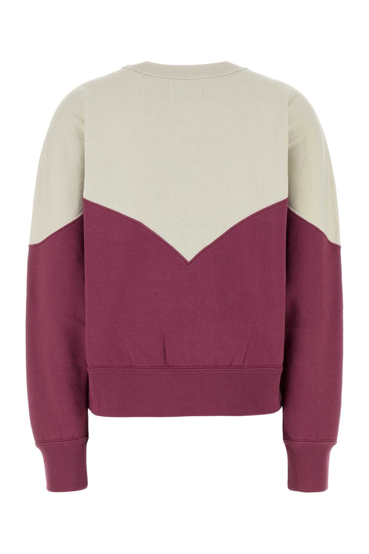ISABEL MARANT ETOILE Two-Tone Cotton Blend Sweatshirt for Women