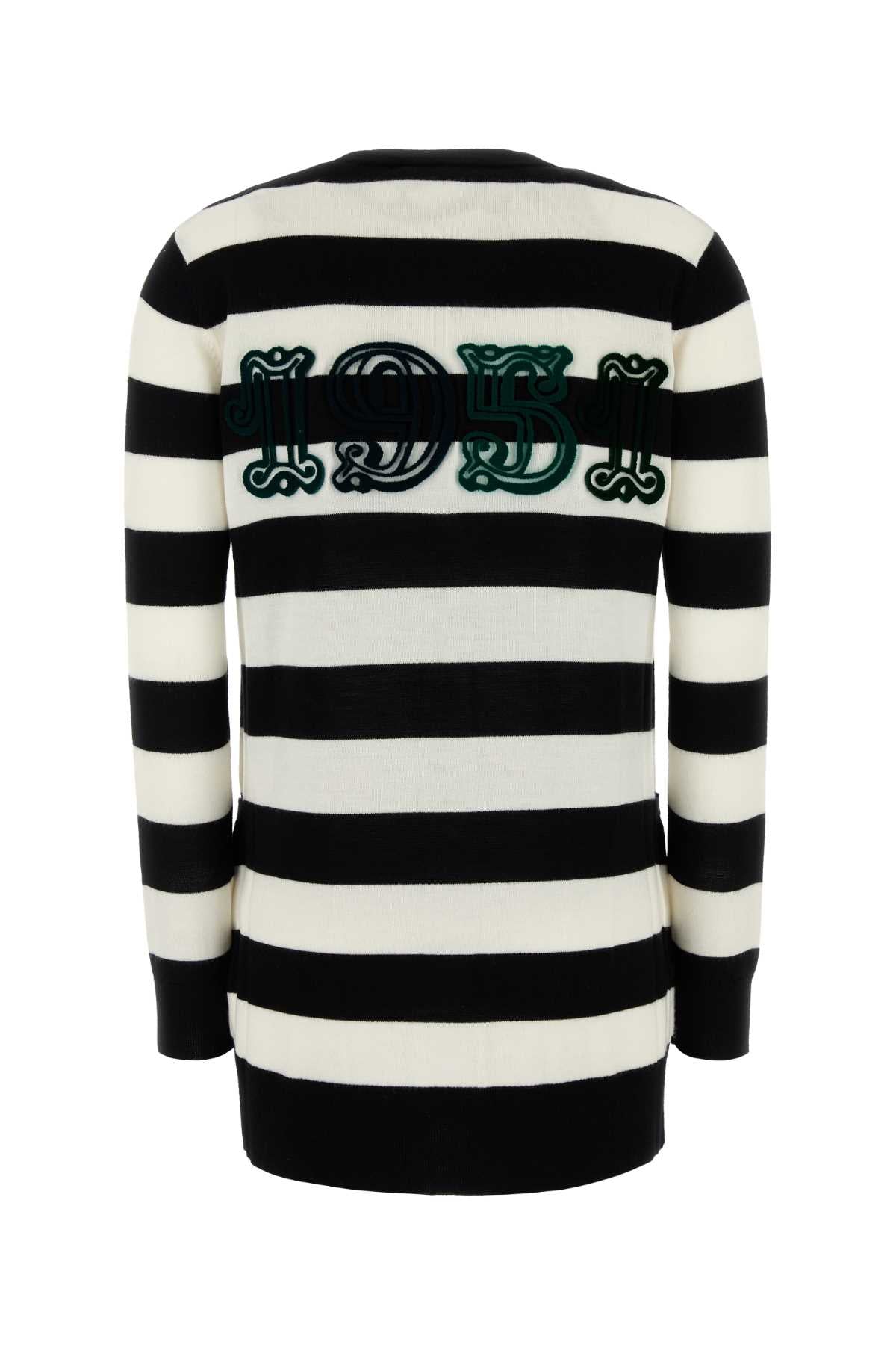 MAX MARA Embroidered Wool Cardigan