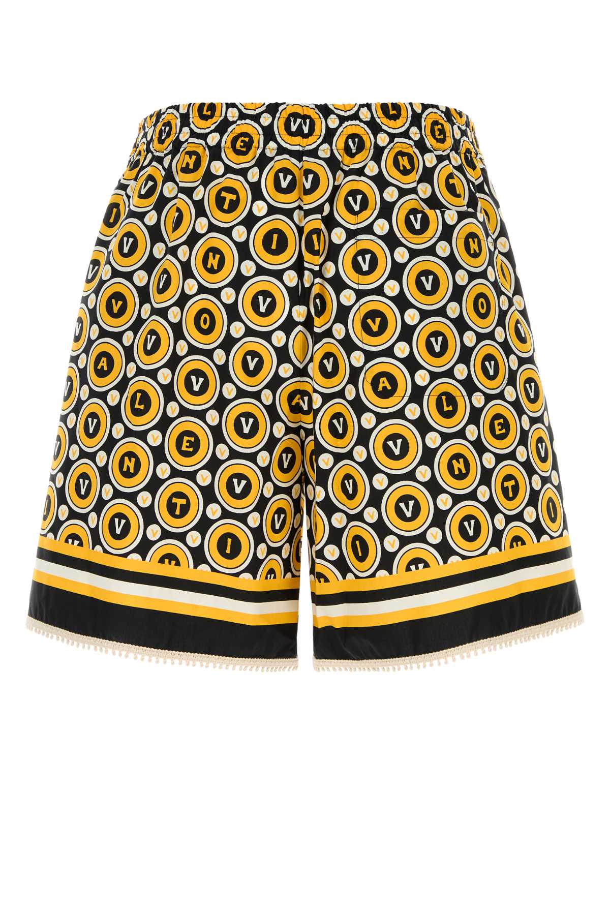 VALENTINO GARAVANI Printed Poplin Bermuda Shorts for Men