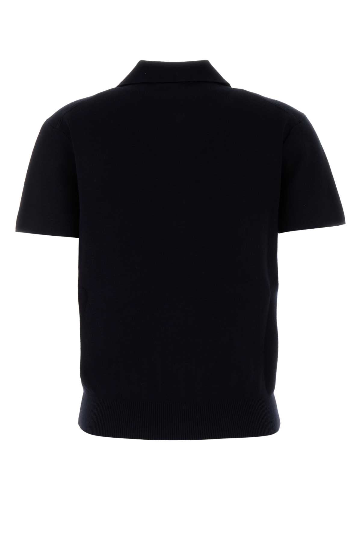 MM STUDIO Viscose Blend Teti Polo Shirt