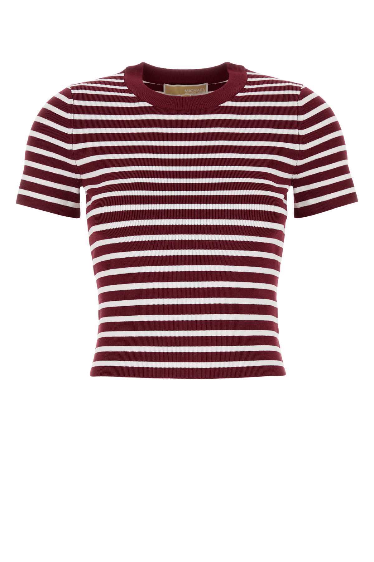 MICHAEL BY MICHAEL KORS Embroidered Stretch Viscose Blend T-Shirt - FW25 Edition