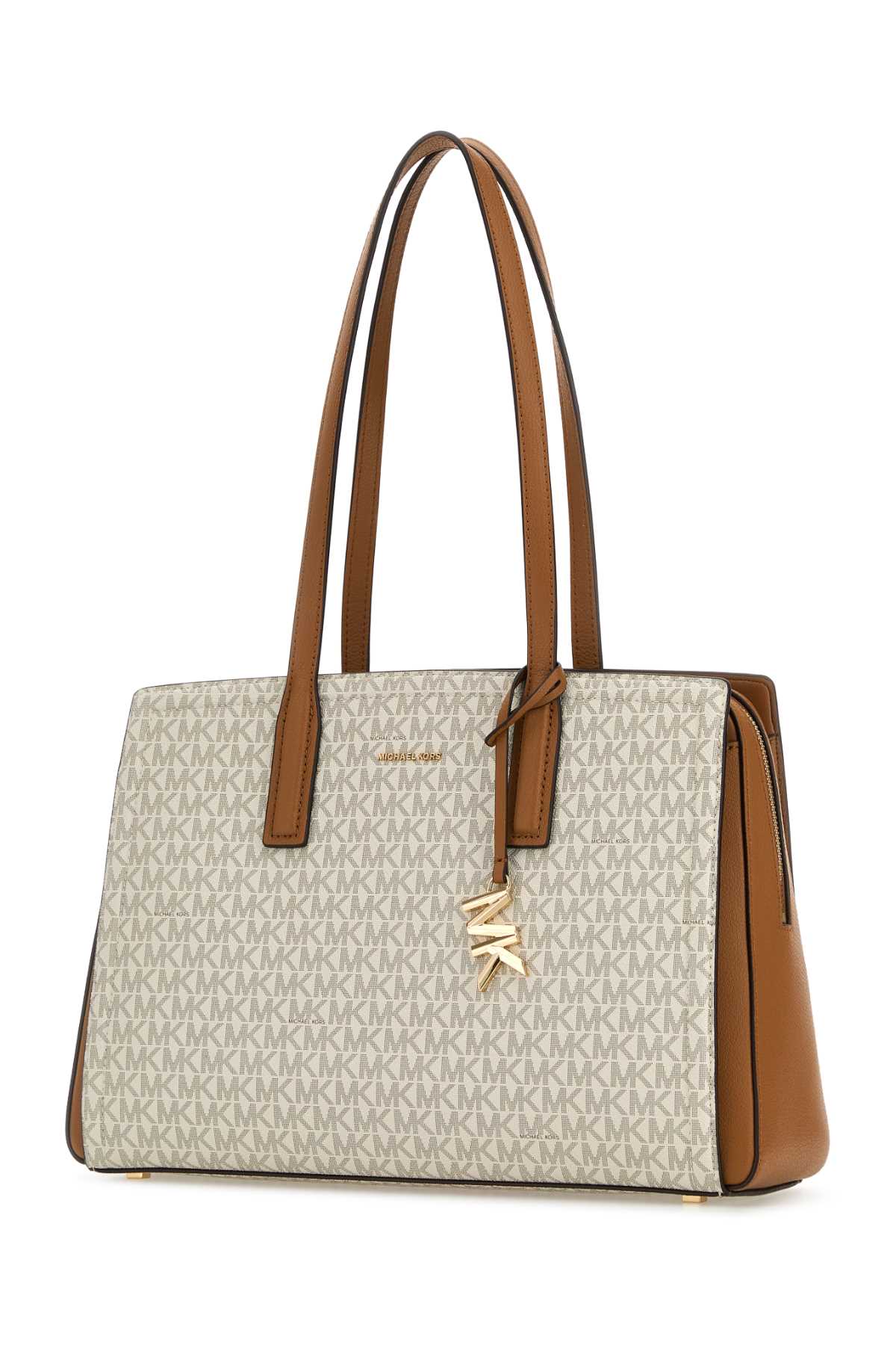 MICHAEL BY MICHAEL KORS Printed Canvas Medium Laila Shopping Handbag