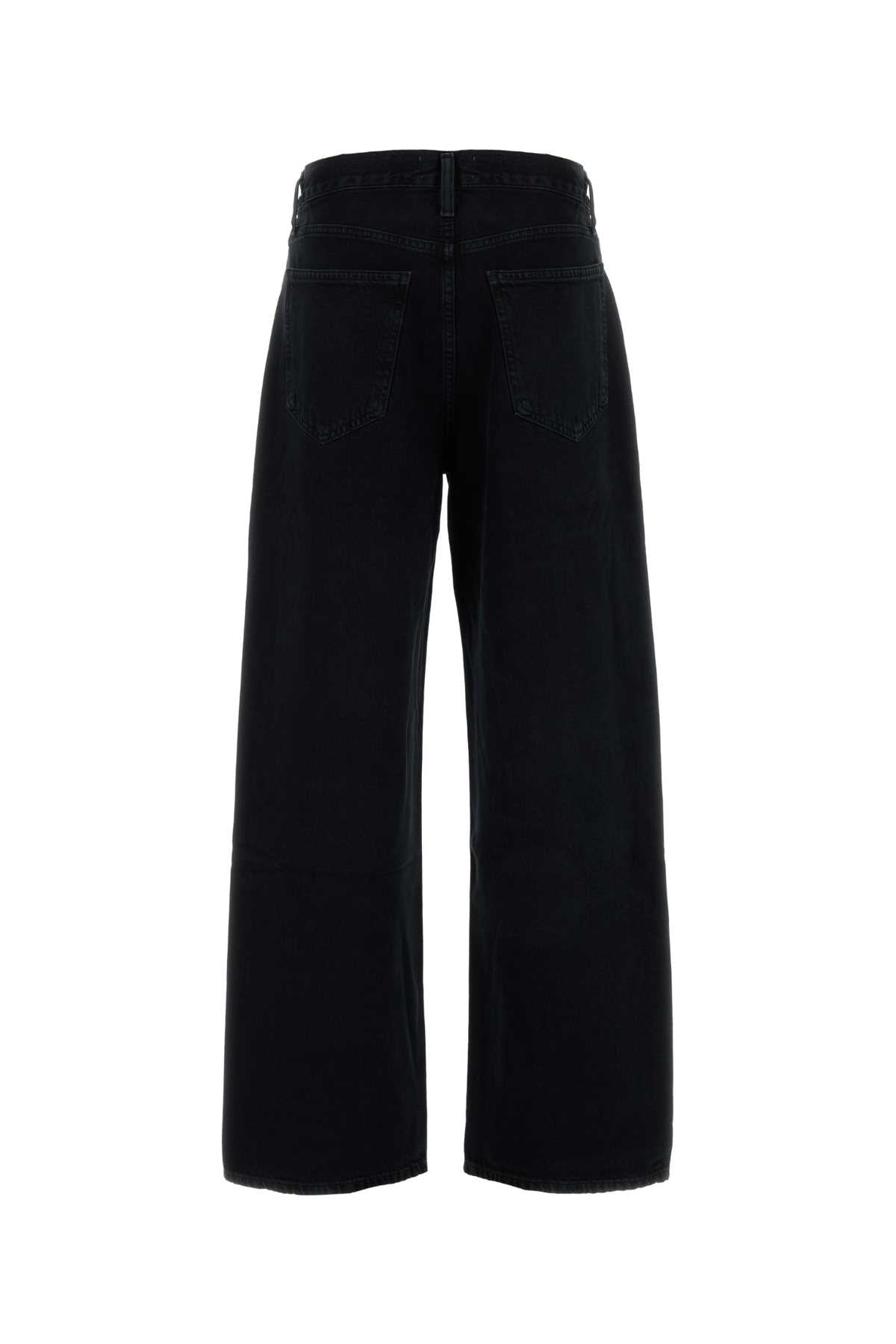 AGOLDE Crushed Denim High-Waisted Jeans for Women