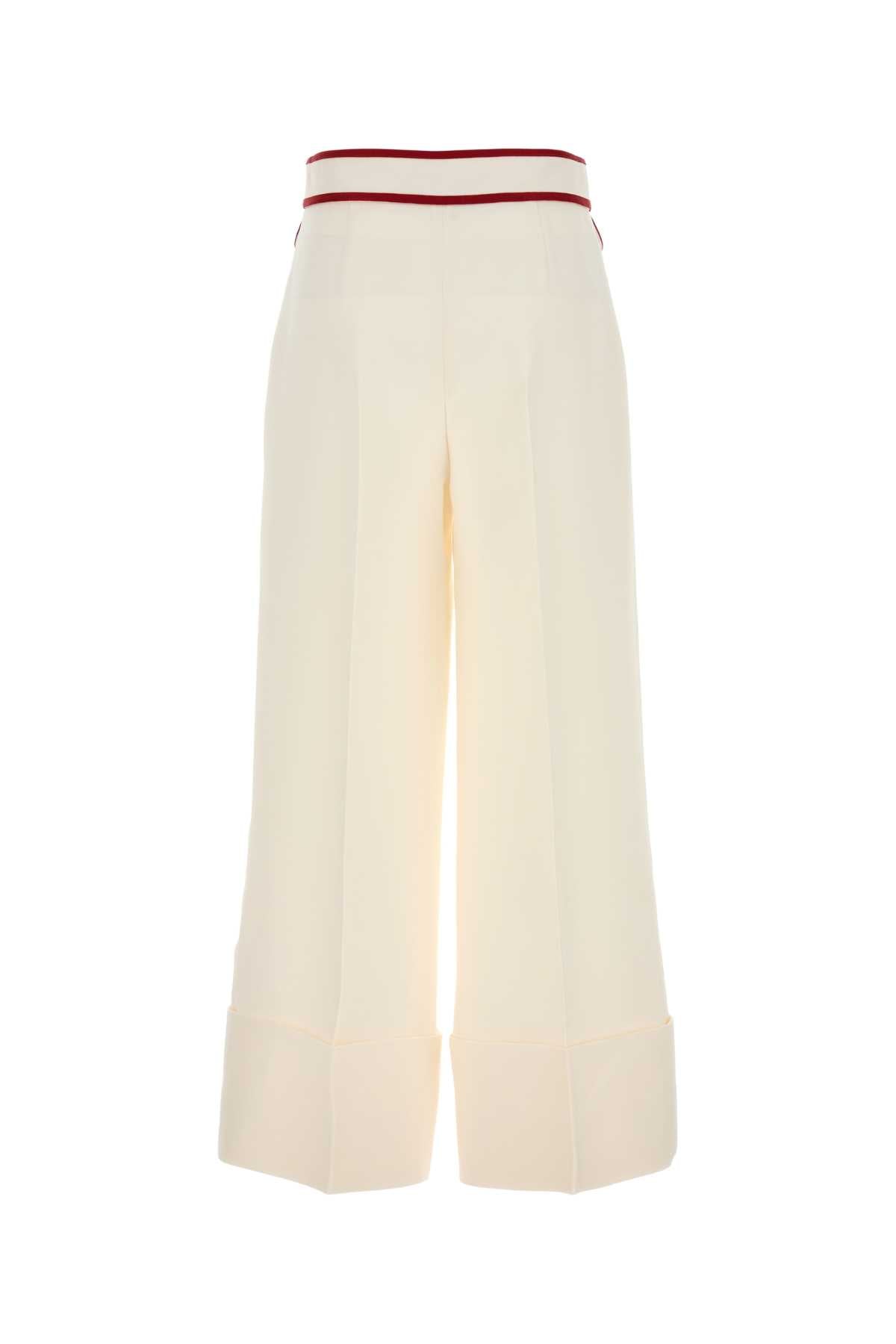 VALENTINO GARAVANI Chic Crepe Trousers for Women - Perfect for Spring 2025