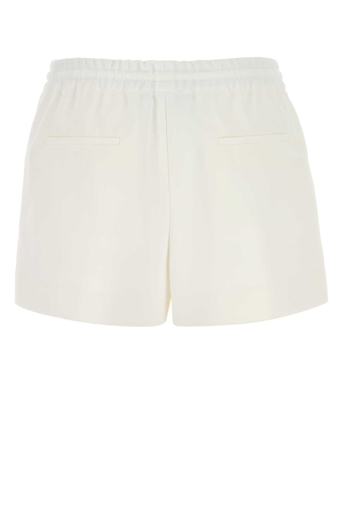 VALENTINO GARAVANI Stretch Piquet Mini Shorts for Women - Summer 2025