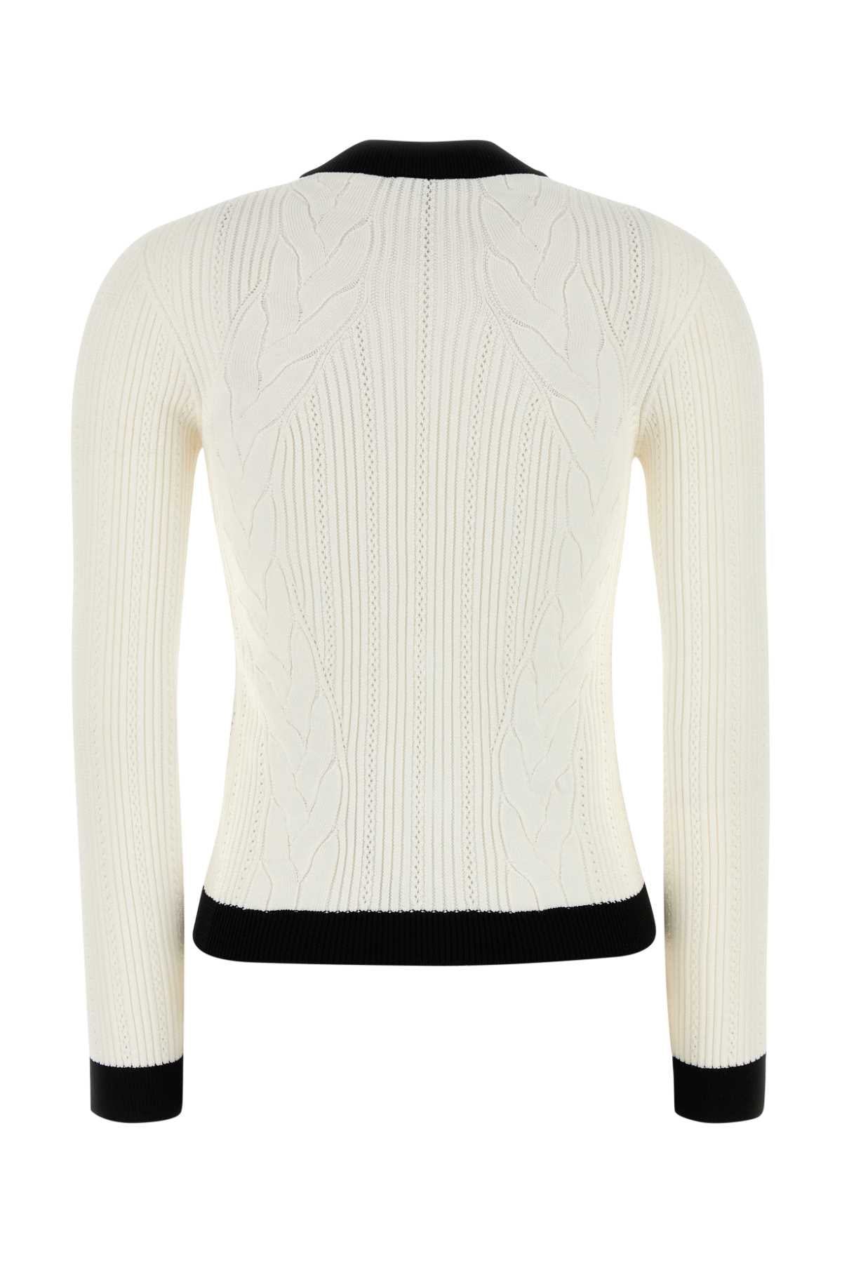 BALMAIN Chic Viscose Blend Cardigan for Women - Fall Collection
