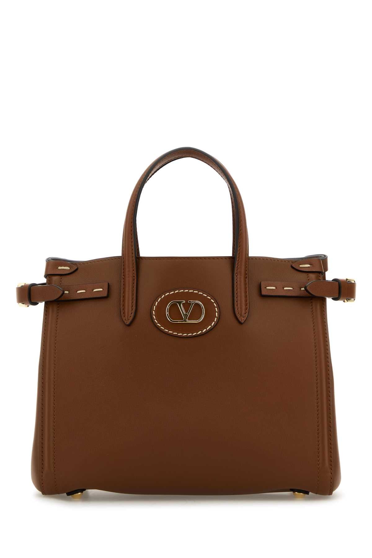 VALENTINO GARAVANI Classic Leather Antibes Shopping Handbag - Size 34 x 28 x 17 cm