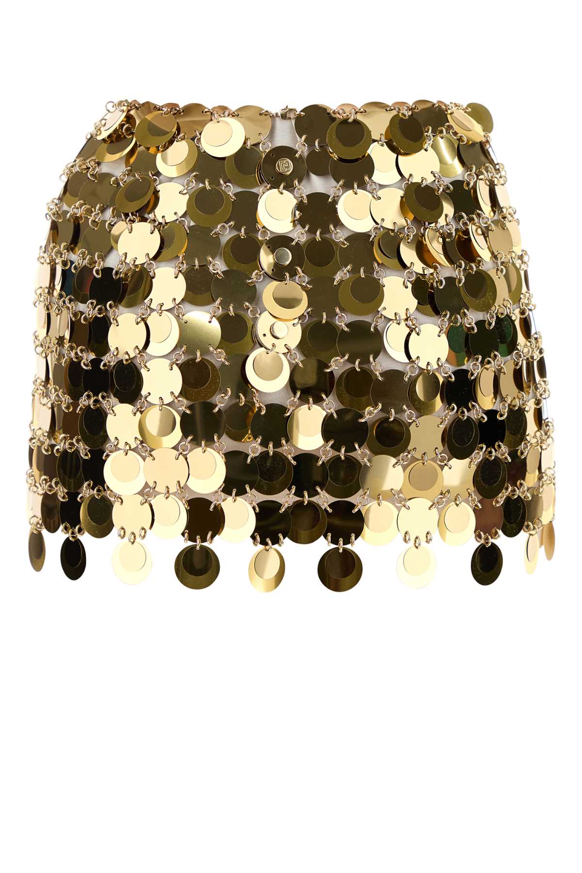 RABANNE Glamorous Maxi Sequins Mini Skirt