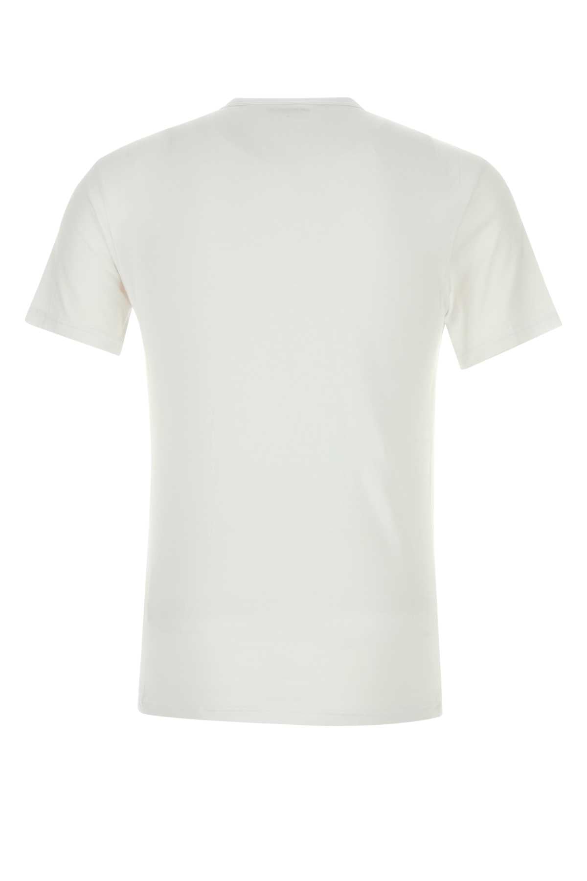 EMPORIO ARMANI Stretch Cotton T-Shirt Set for Men