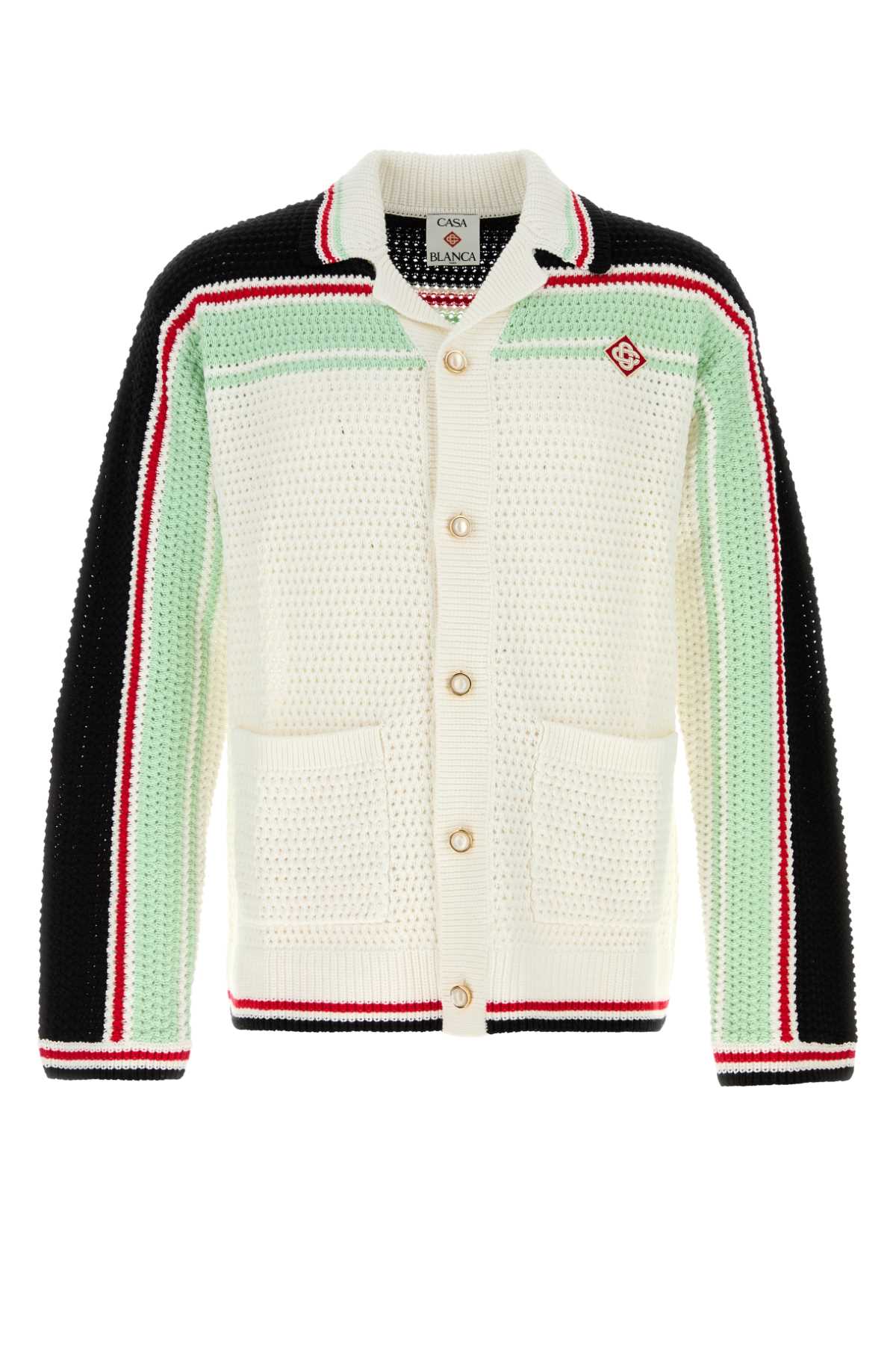 CASABLANCA Crochet Mini Shirt for Men