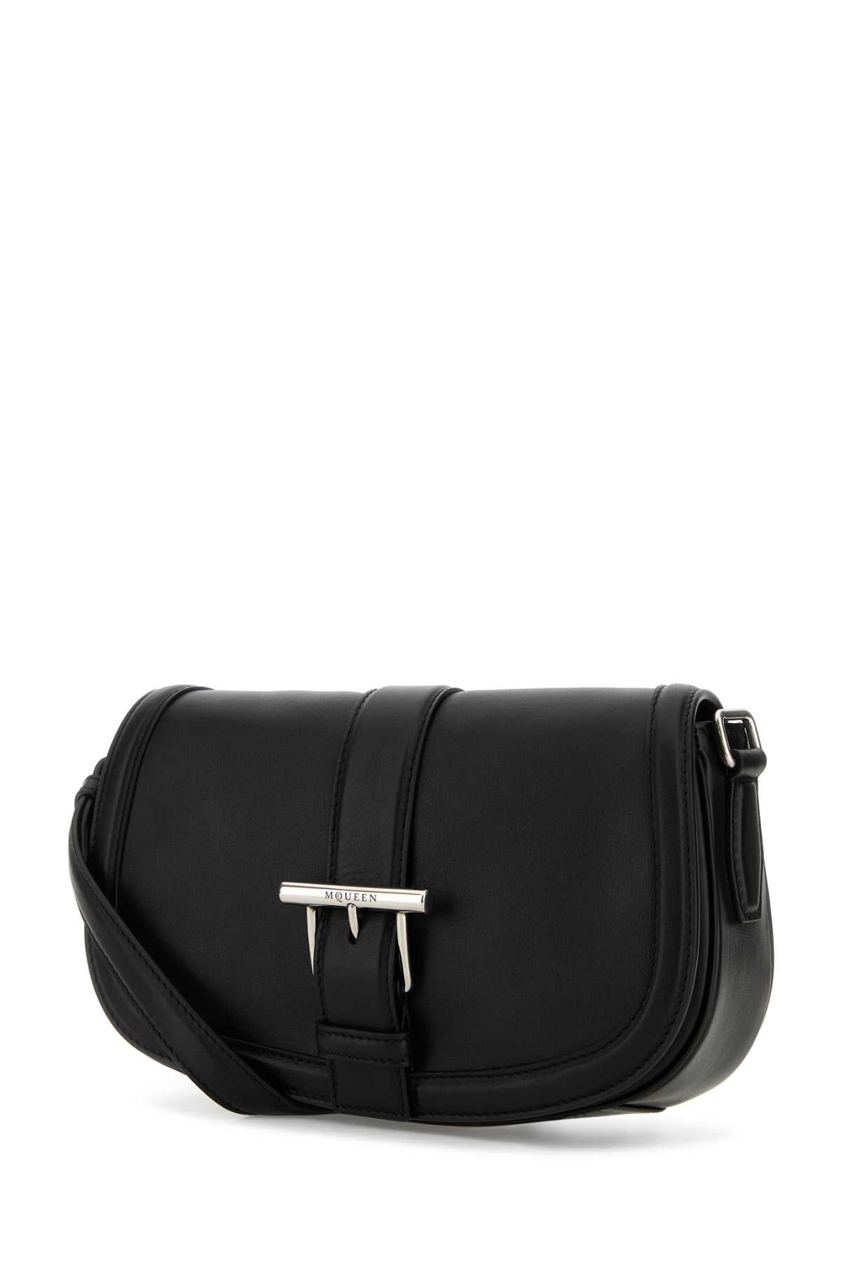 ALEXANDER MCQUEEN Mini Leather Satchel Crossbody Handbag