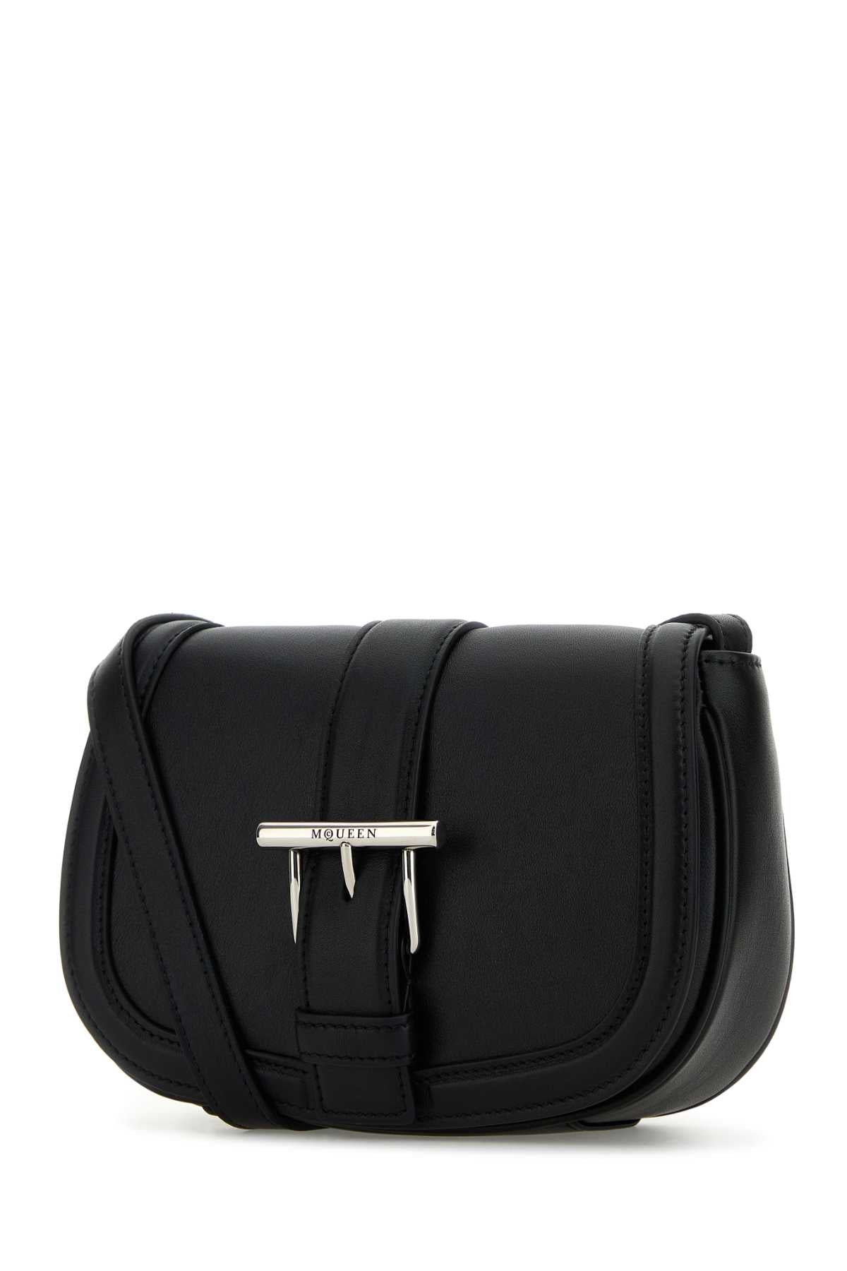 ALEXANDER MCQUEEN Mini Leather Satchel Crossbody Handbag