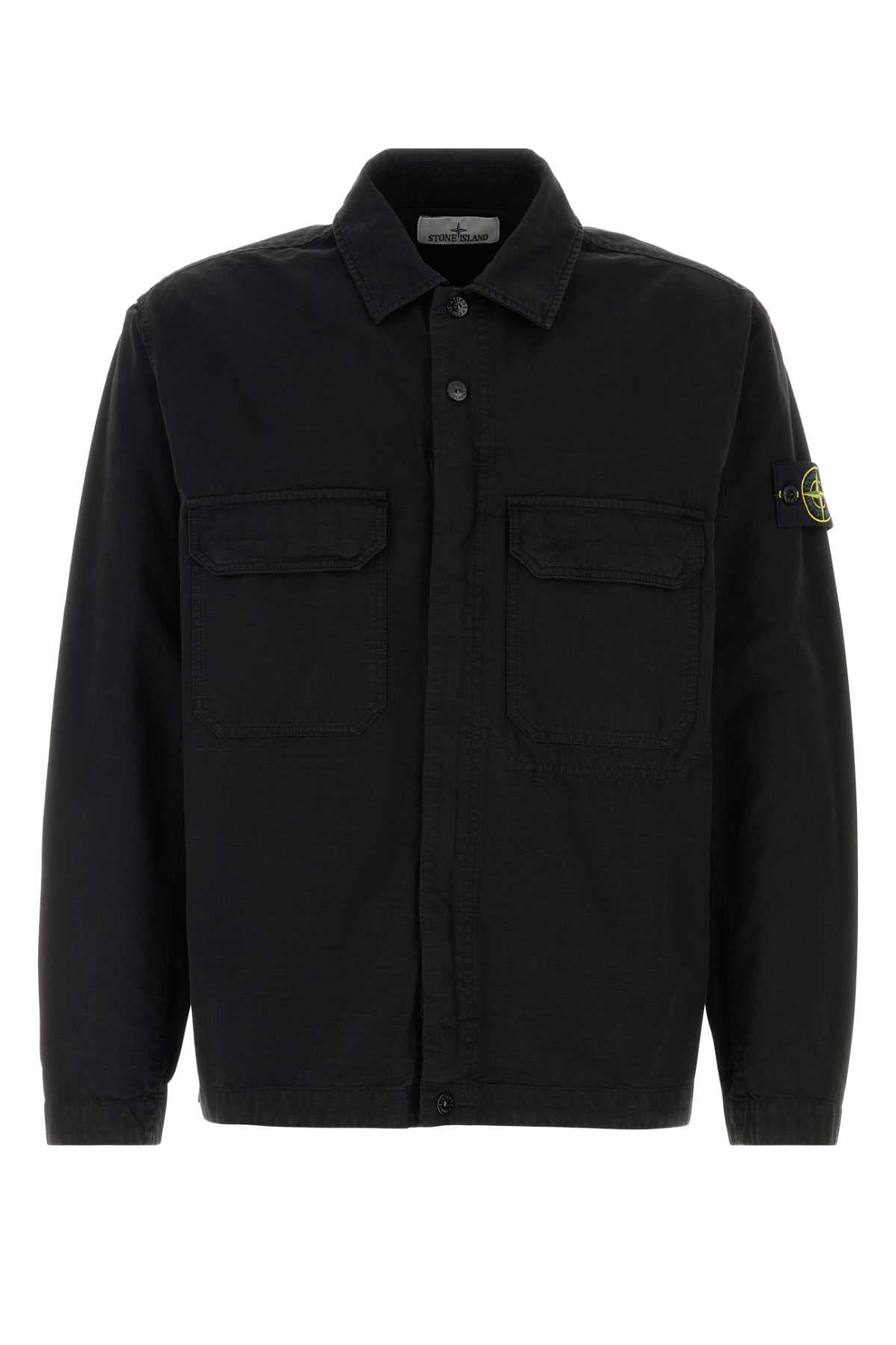 STONE ISLAND Stylish Canvas Shirt for Men