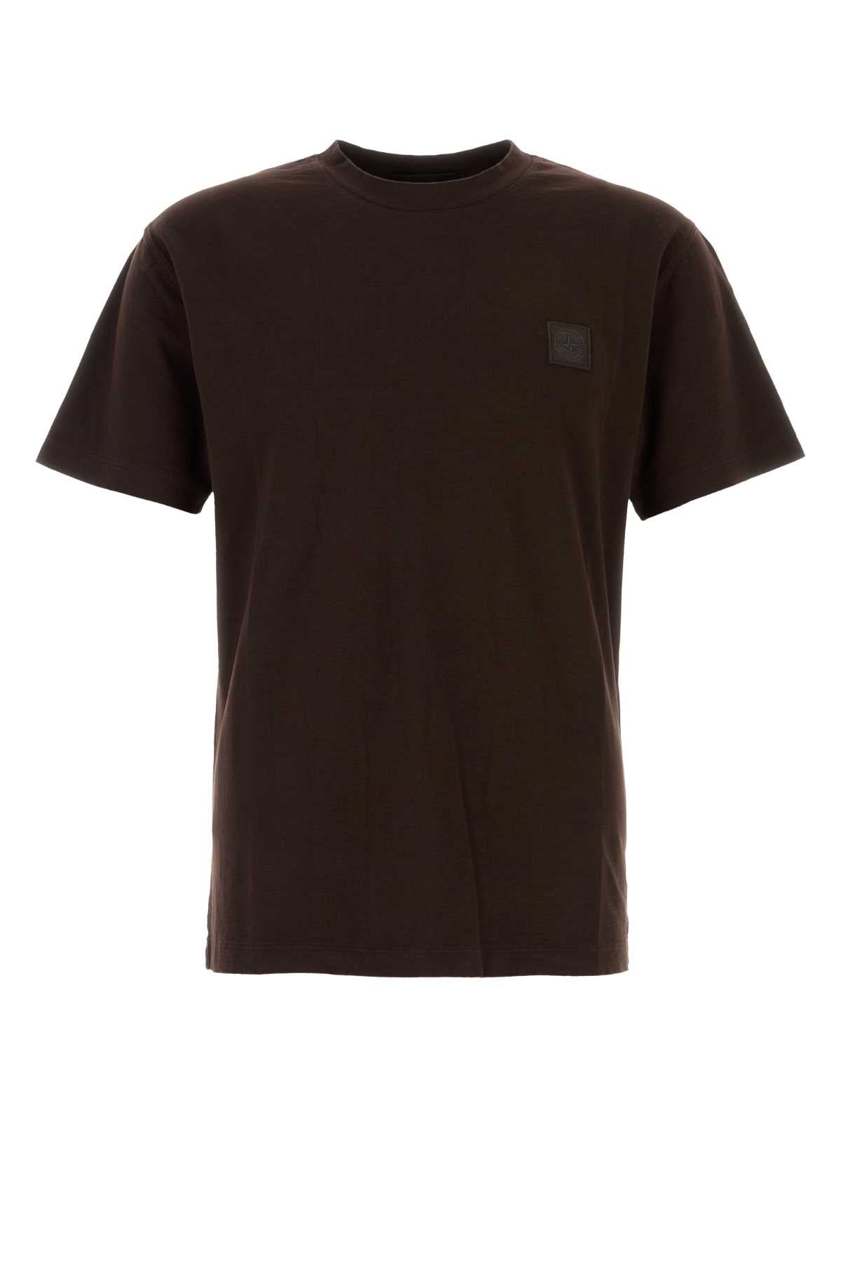 STONE ISLAND Classic Cotton T-Shirt for Men - Fall/Winter 2025