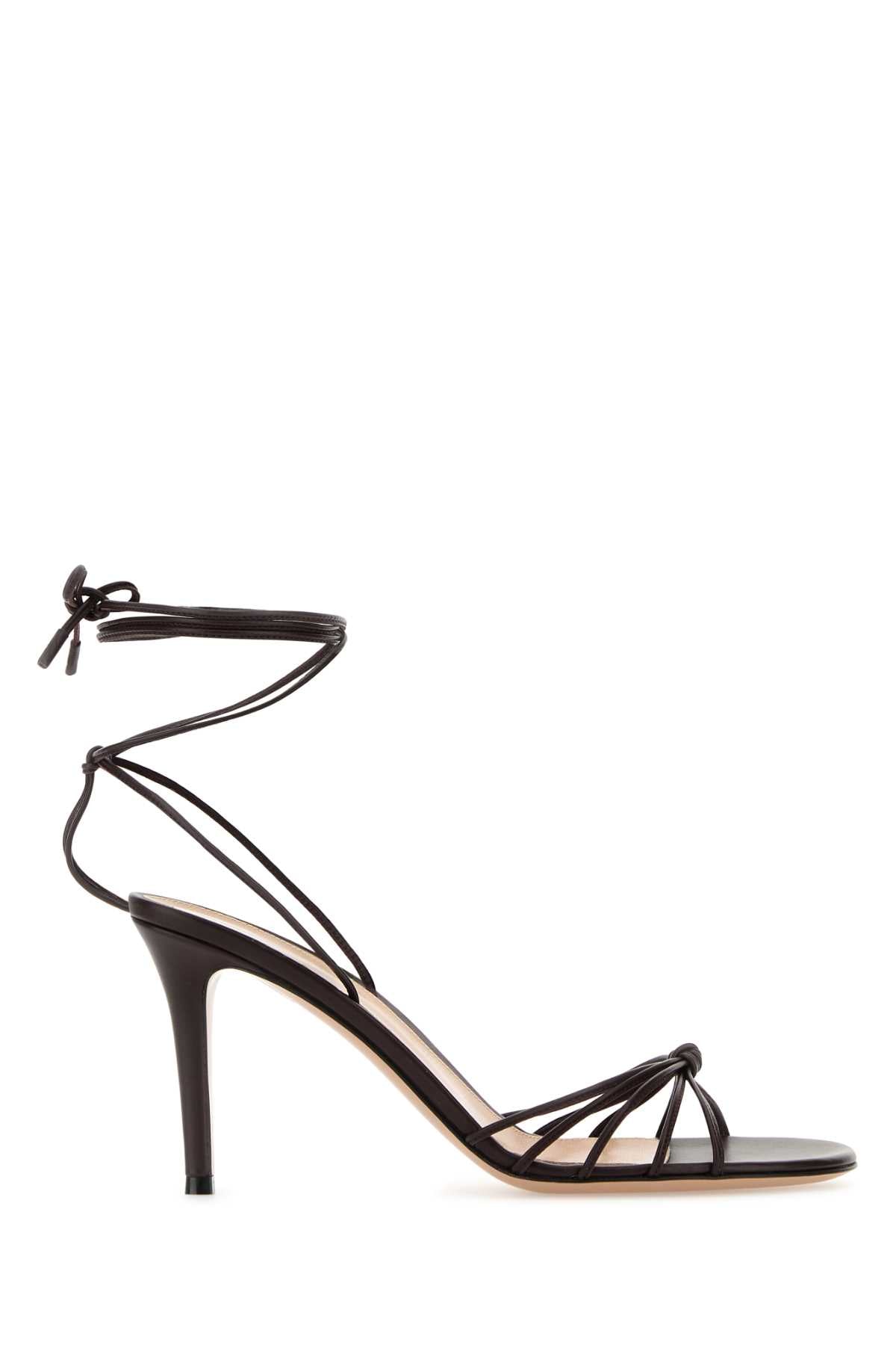 GIANVITO ROSSI Gwyneth Mini Sandals with 8.5 cm Heel