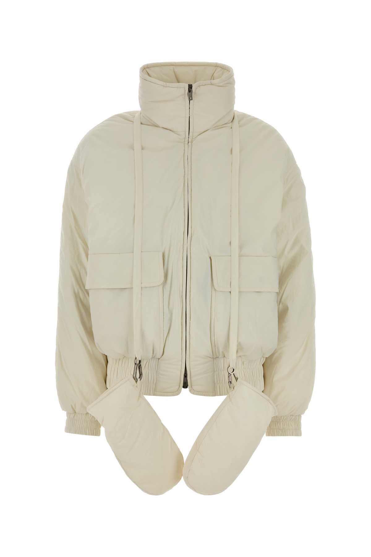 GOLDEN GOOSE DELUXE BRAND Ivory Nylon Padded Jacket for Women