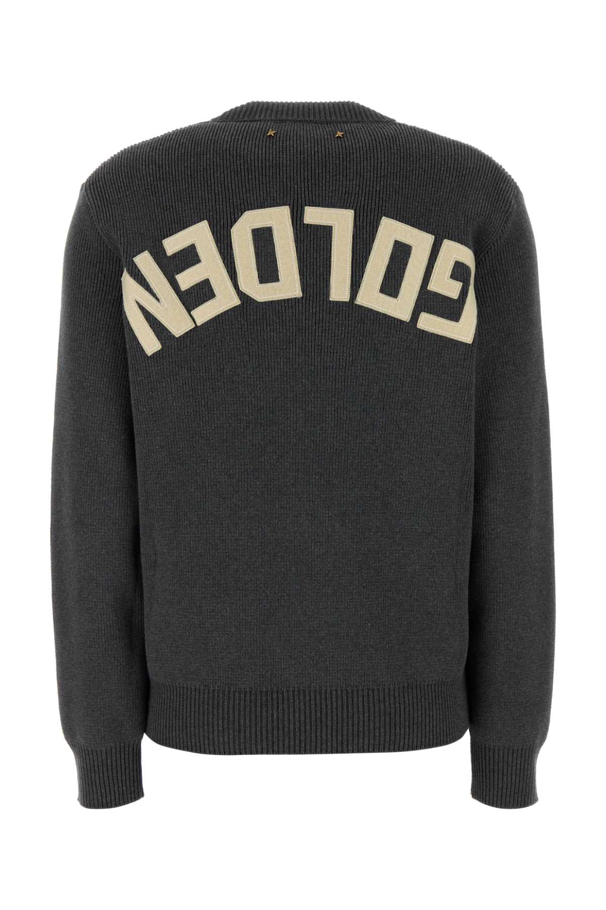 GOLDEN GOOSE DELUXE BRAND Charcoal Stretch Cotton Blend Dany Sweater - Women's