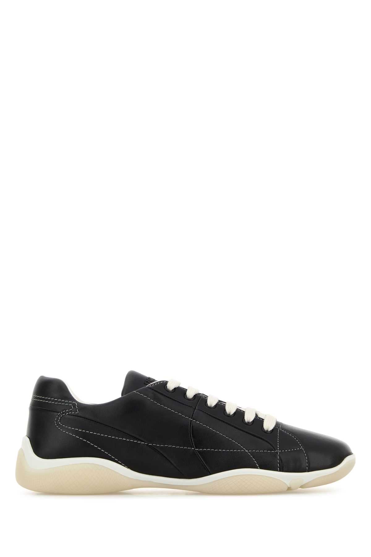 PRADA Premium Nappa Leather Sneakers for Men - FW25 Collection