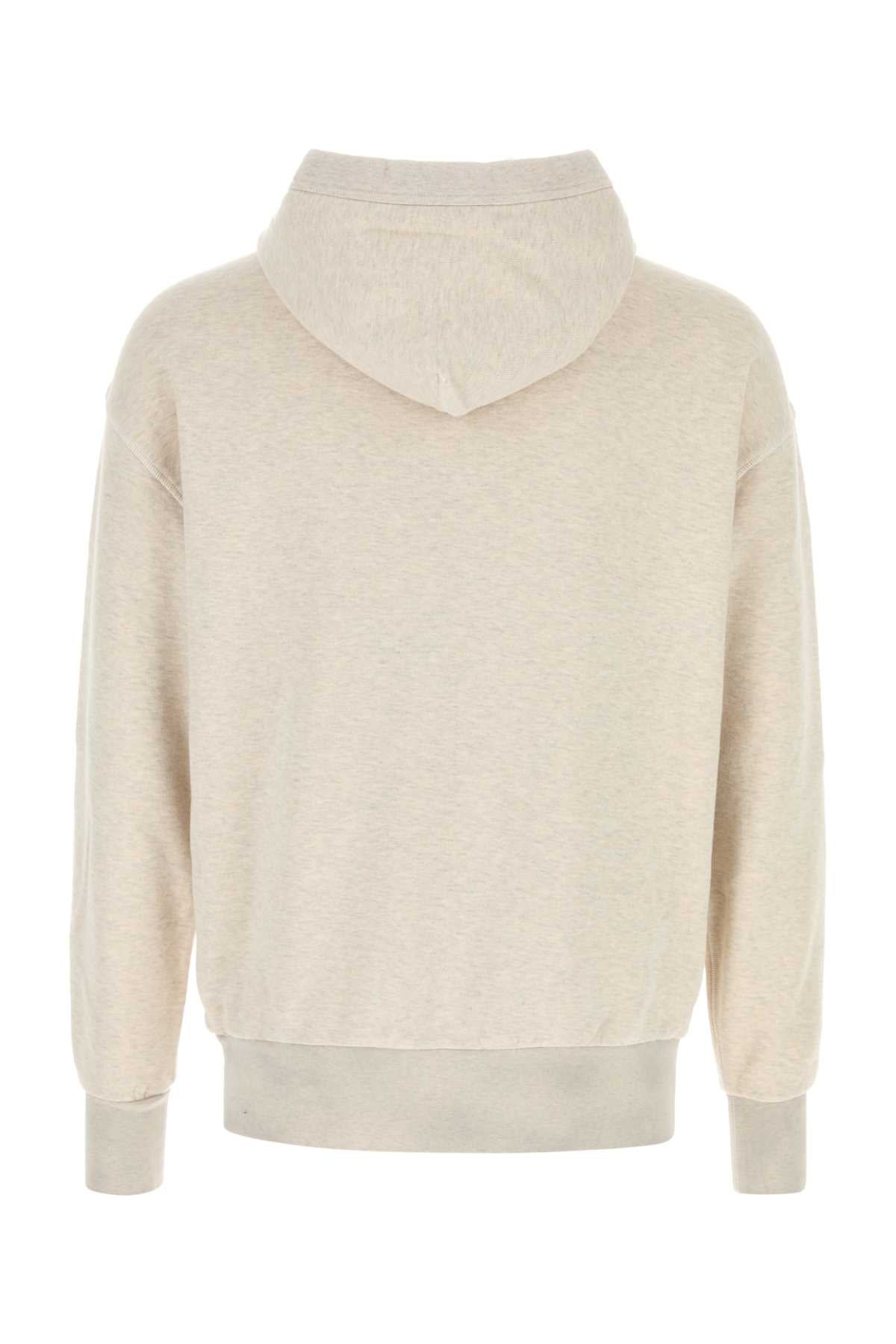 PRADA Melange Sand Cotton Sweatshirt for Men