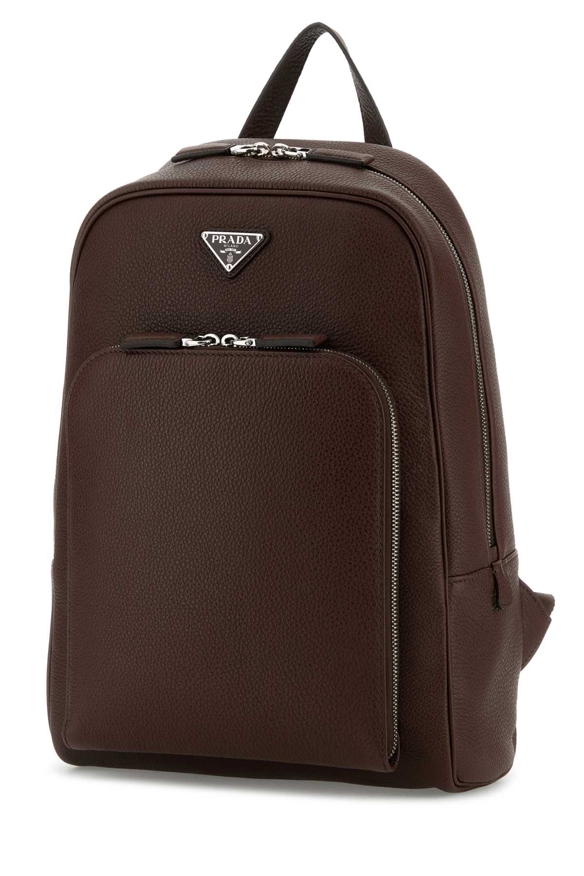 PRADA Classic Leather Backpack - 28cm Width, 40.5cm Height