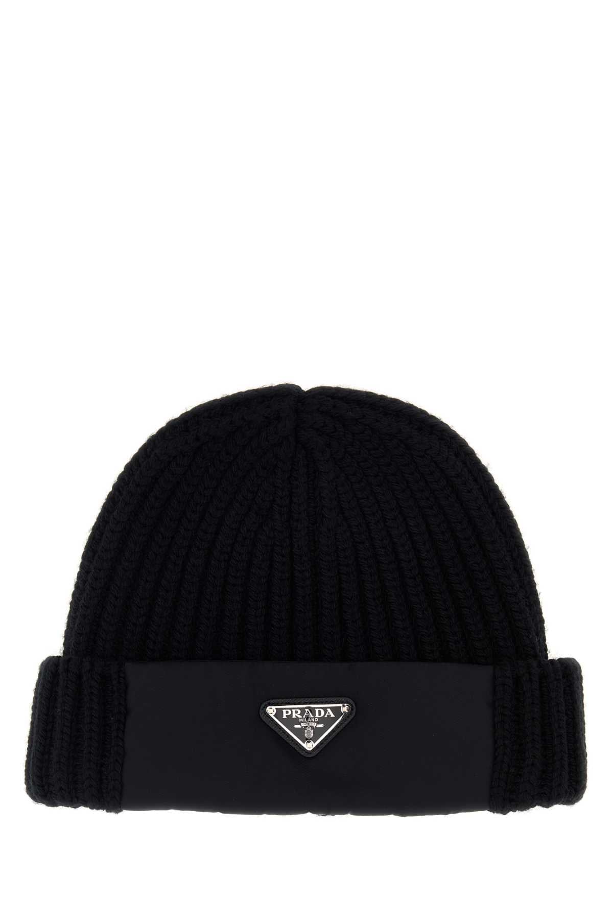 PRADA Stylish Wool Beanie Hat for Men